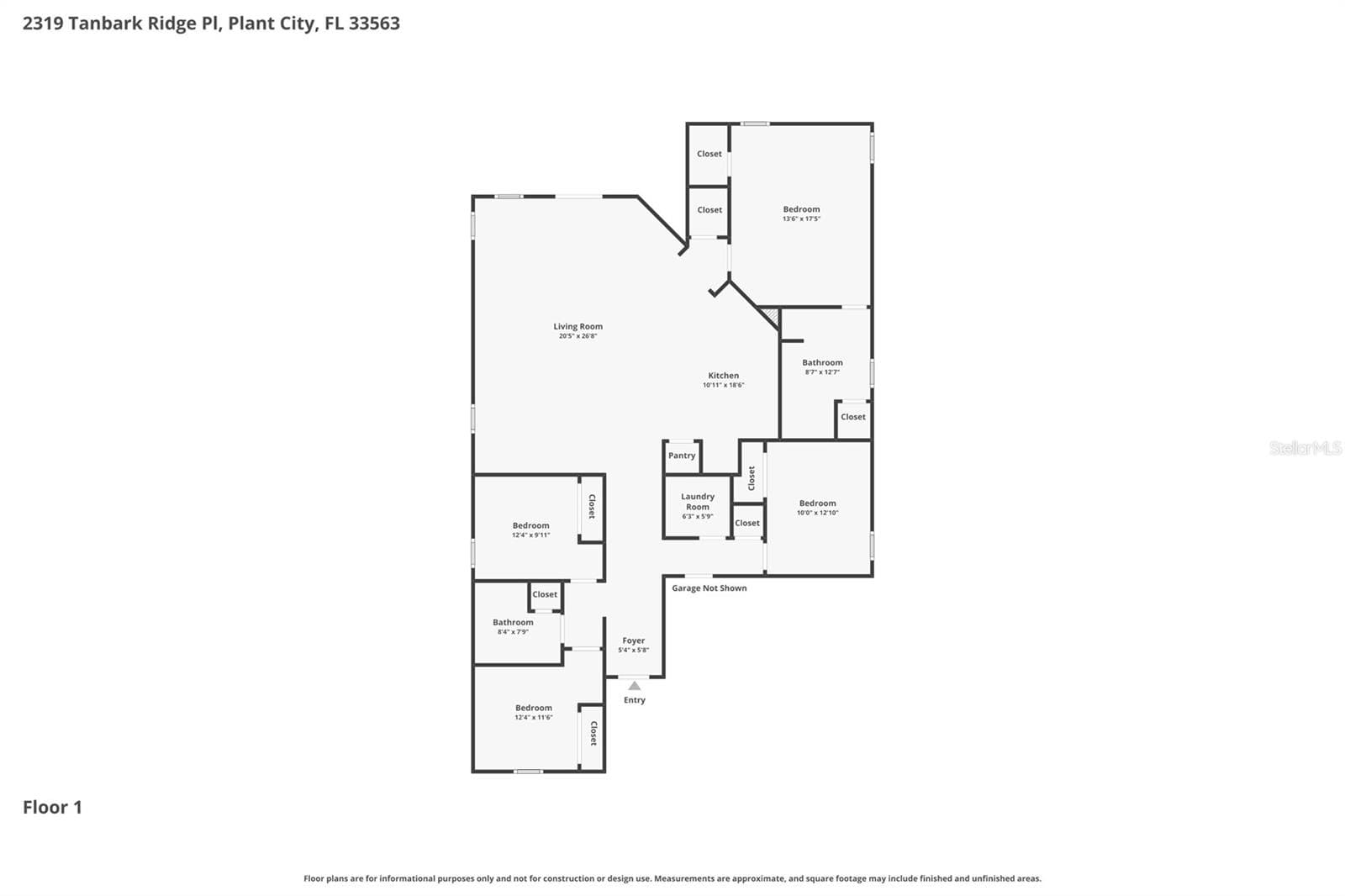 Floor Plan - 2319 PLANTATION OAK DR, ORLANDO