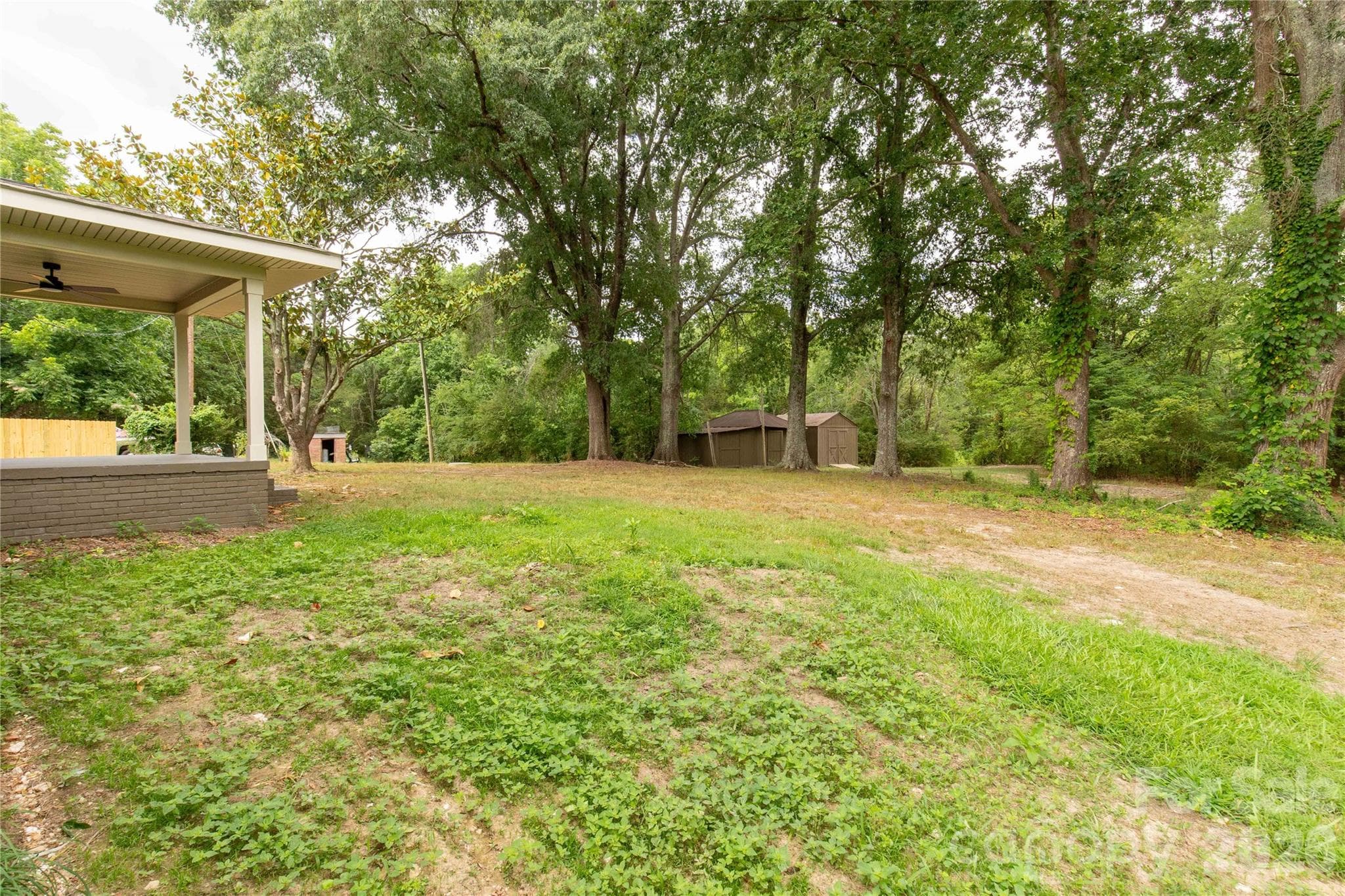 Backyard view - 1297 Potter Road, Lancaster