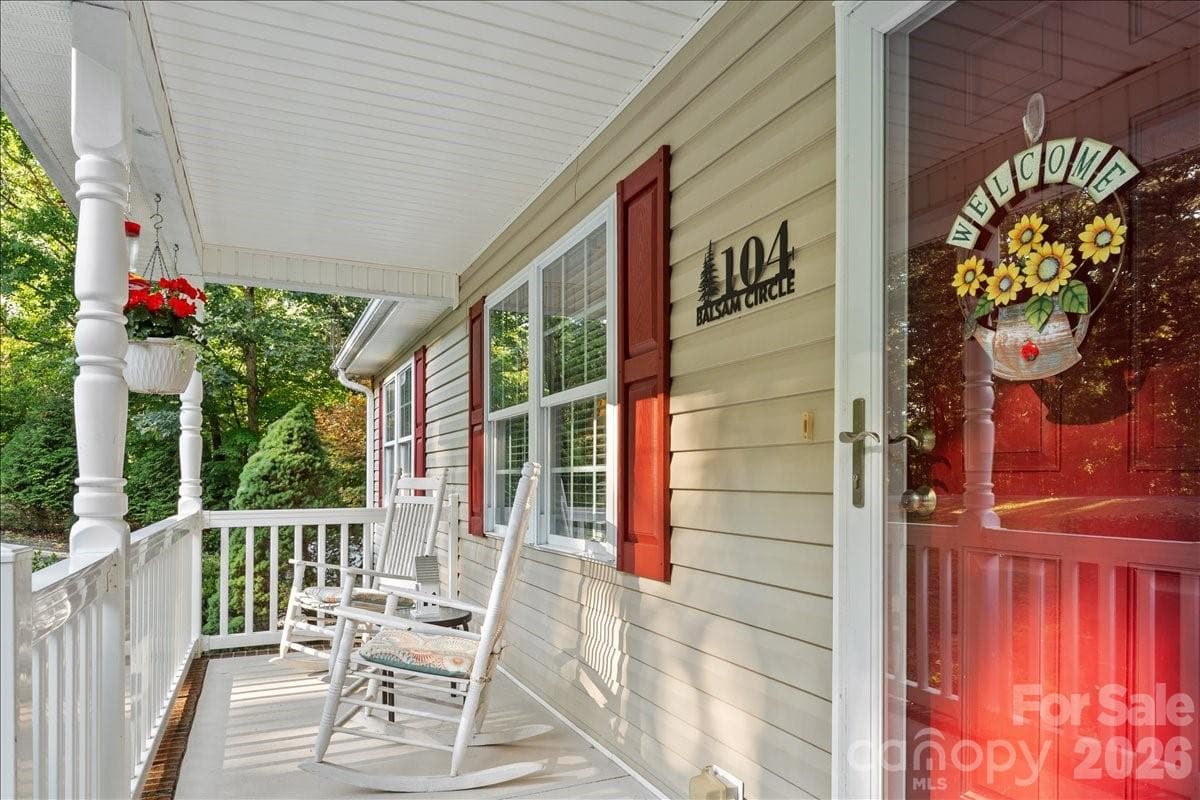 A great spot to enjoy rocking chair weather. - 104 Balsam Circle, Troy