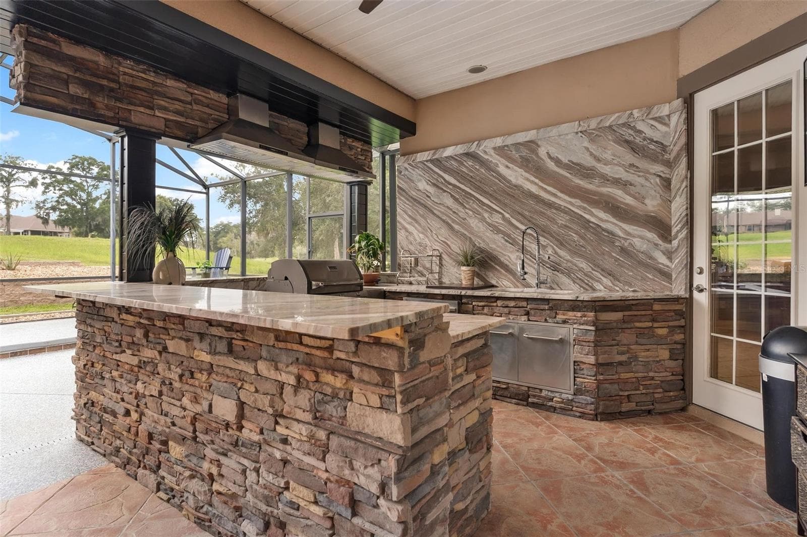 Summer Kitchen with Beautiful Granite Countertops - 5506 CITATION CT, LADY LAKE