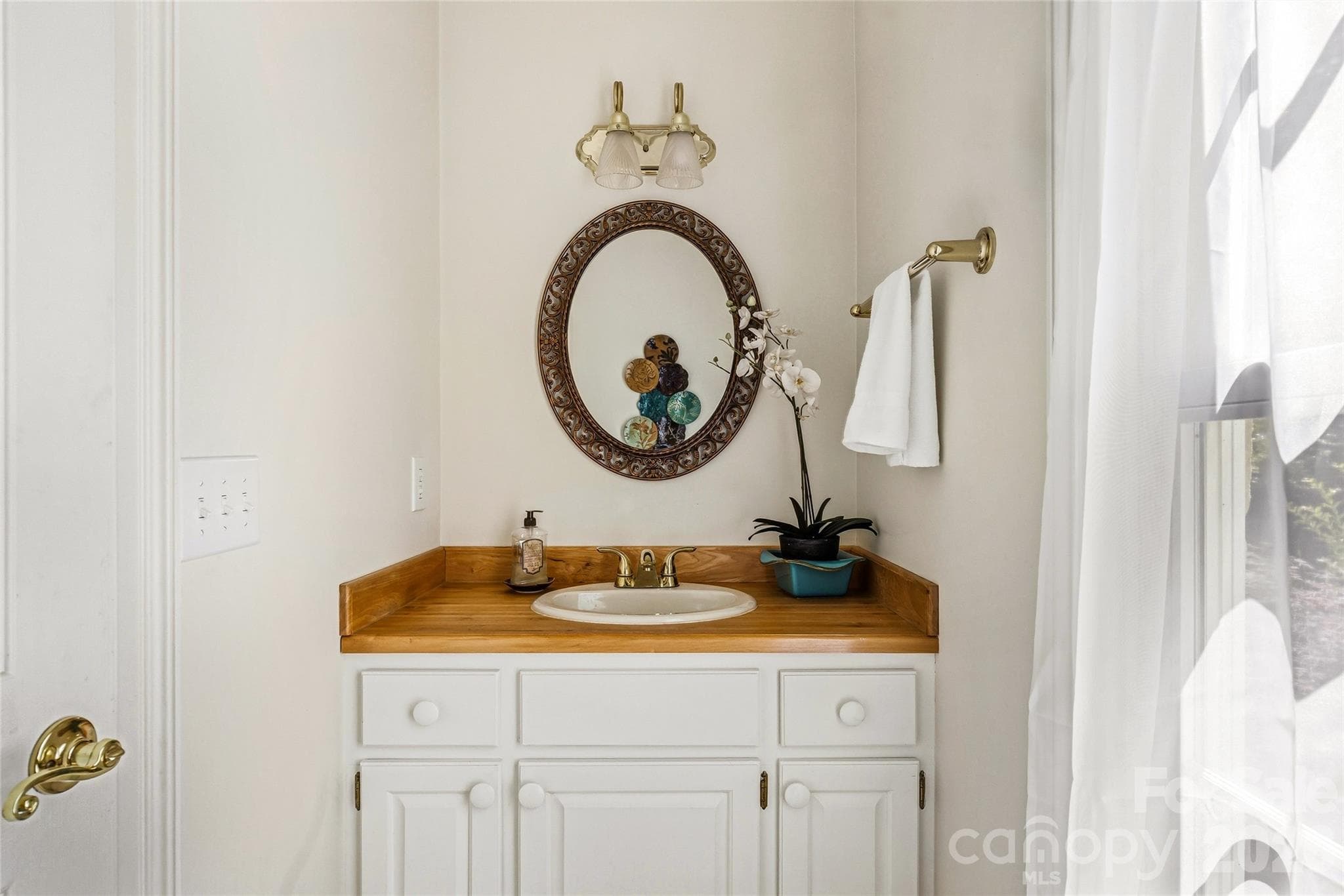 1 of 2 Powder Rooms on Main Level - 3012 Polk County Line Road, Rutherfordton