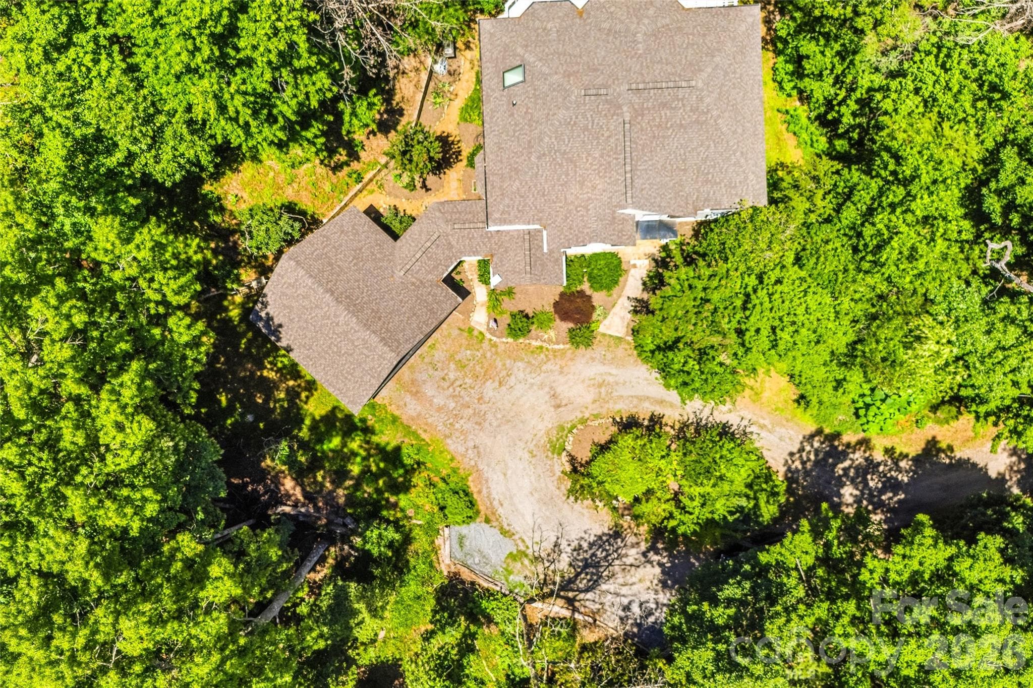 Main House & Detached Garage Aerial - 3012 Polk County Line Road, Rutherfordton