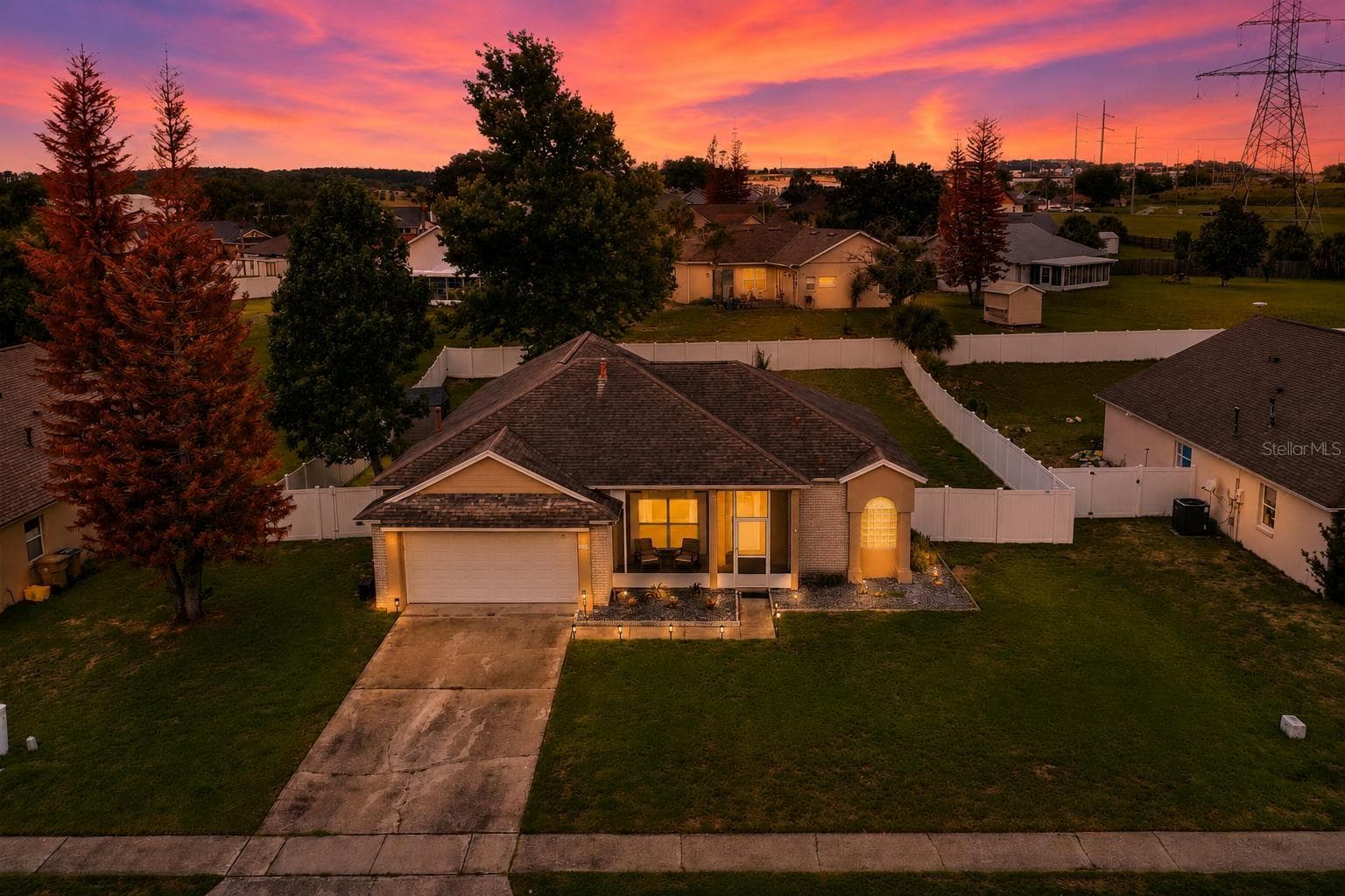 Aerial View - 14825 GREATER PINES BLVD, CLERMONT