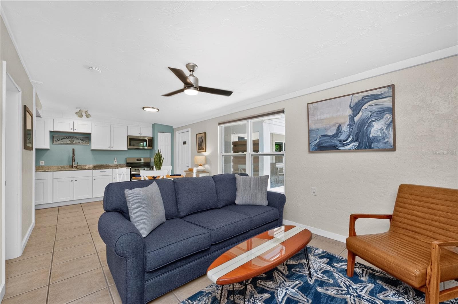 1120 Gulf Blvd - Main House - Suite 1 Living Area - 1120 GULF BLVD, ENGLEWOOD