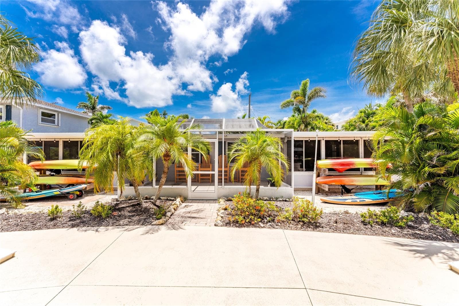 1130 Gulf Blvd - Pool House - Front Elevation - 1120 GULF BLVD, ENGLEWOOD