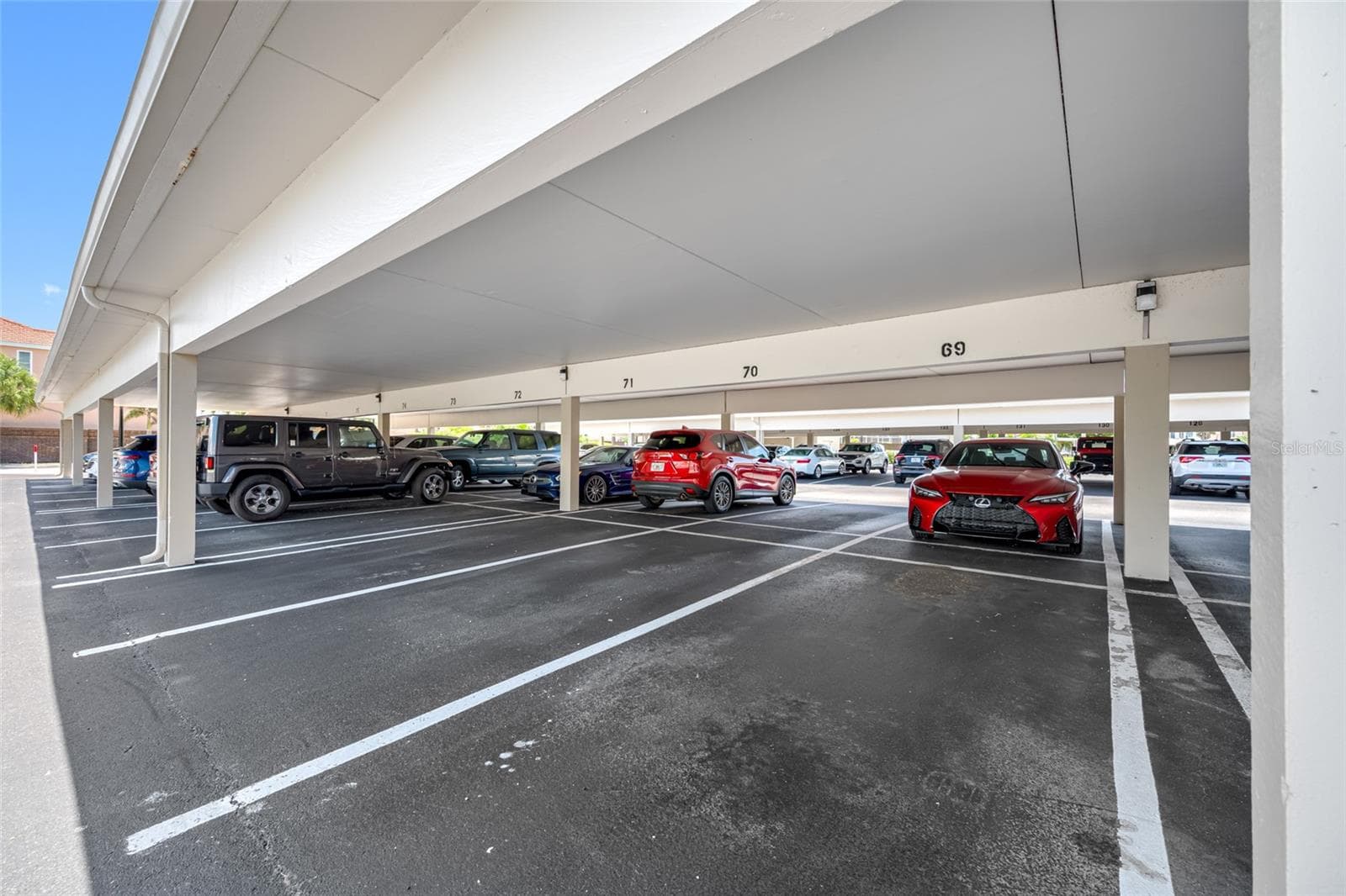 Covered Parking - 1621 GULF BLVD #706, CLEARWATER BEACH