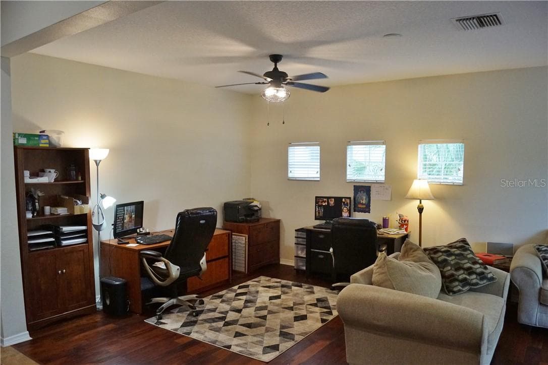 Formal dining space at front of house ( being used as an office) - 1742 MIRA LAGO CIR, RUSKIN