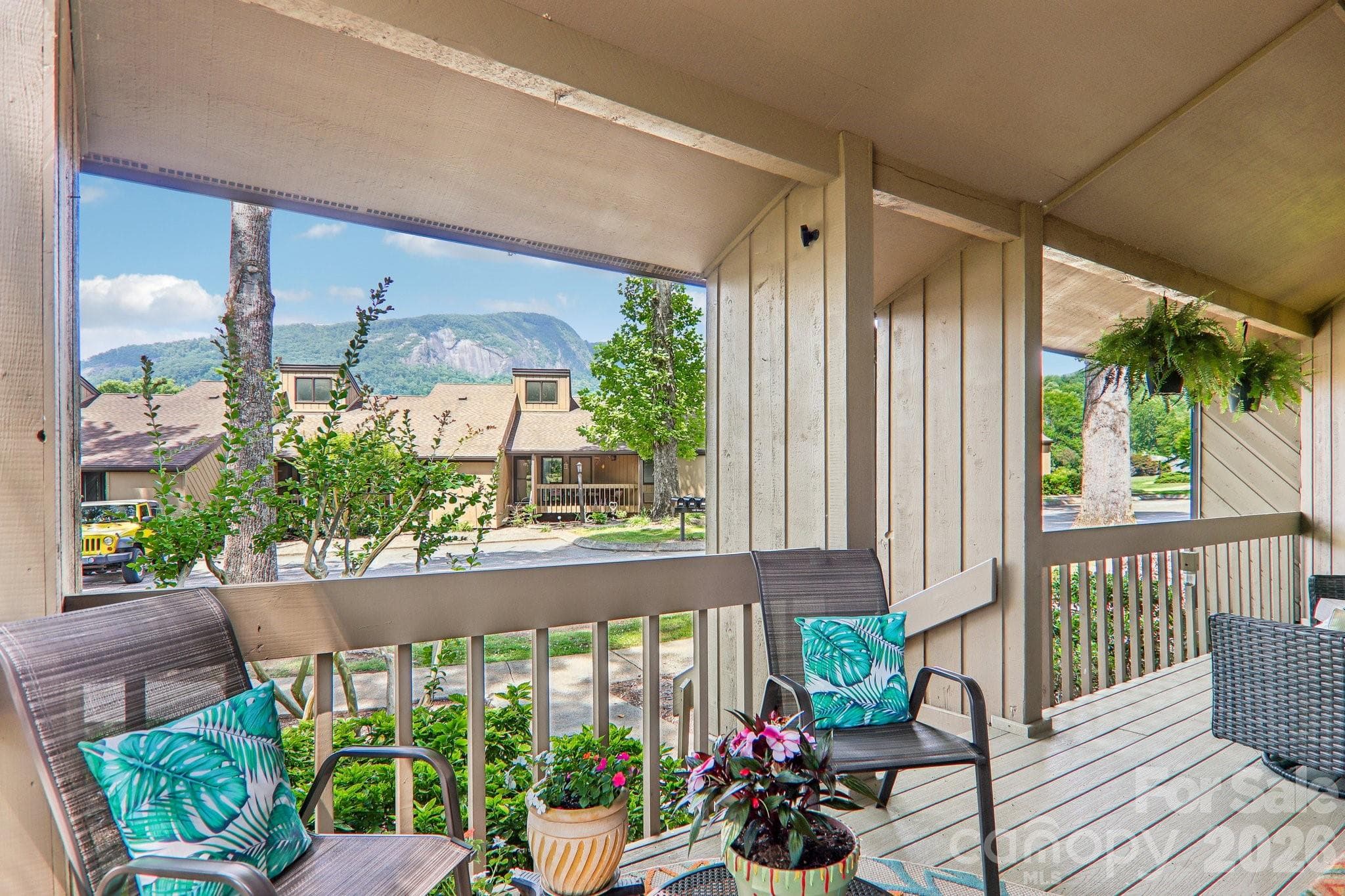 stunning views of Bald Moutian from the front porch - Lake Lure