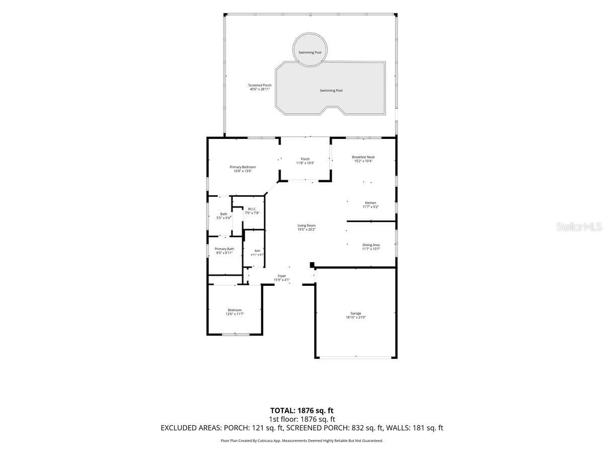 Floorplan w/ Measurements - VILLAGES SUMTER, THE VILLAGES