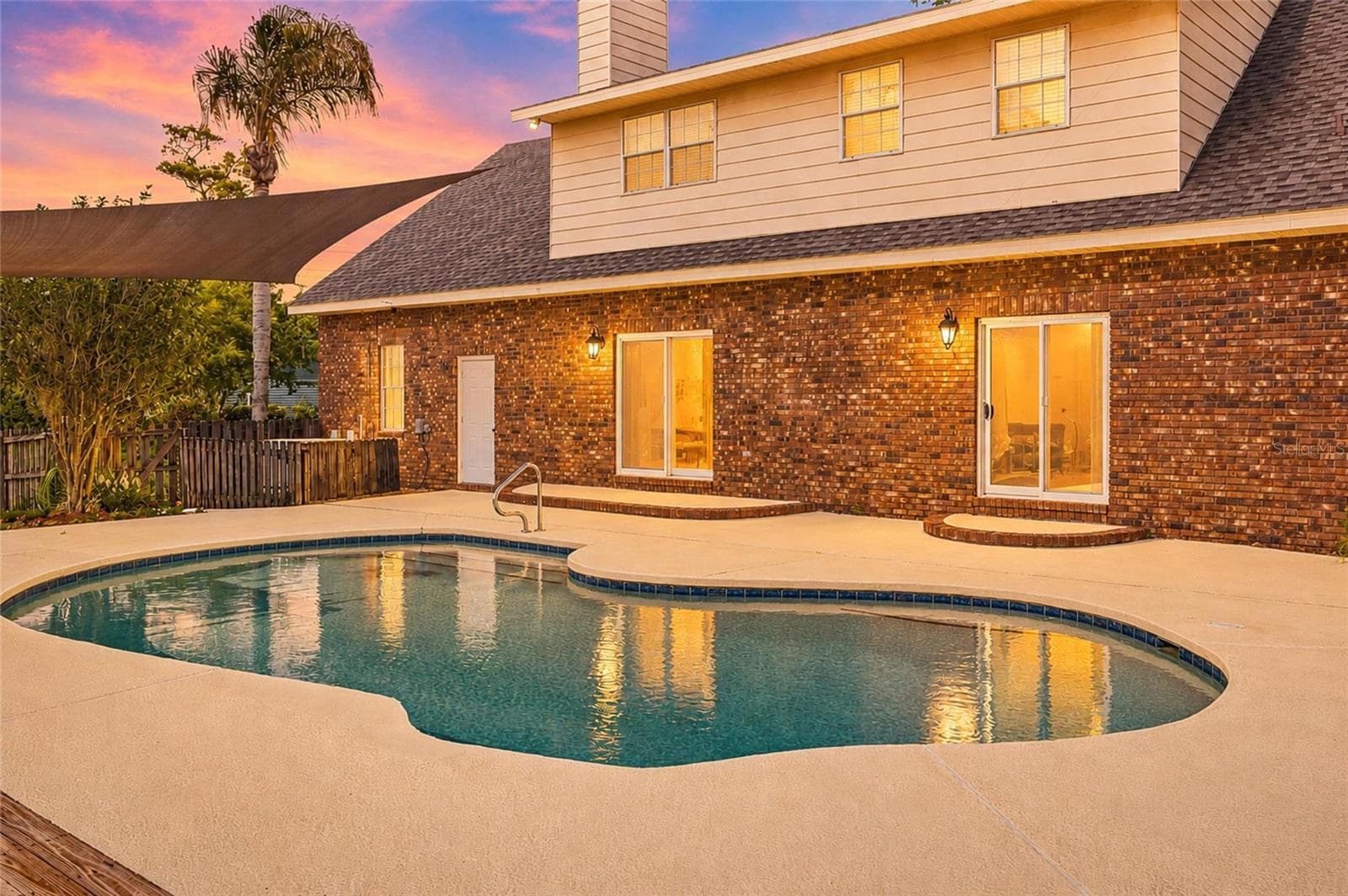 Pool at Dusk - 3220 SE 21ST AVE, OCALA