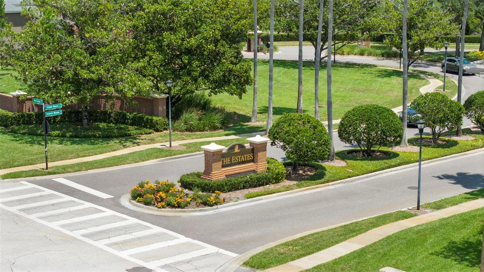Entrance to Hawthorne Estates - 8380 GOLDEN PRAIRIE DR, TAMPA