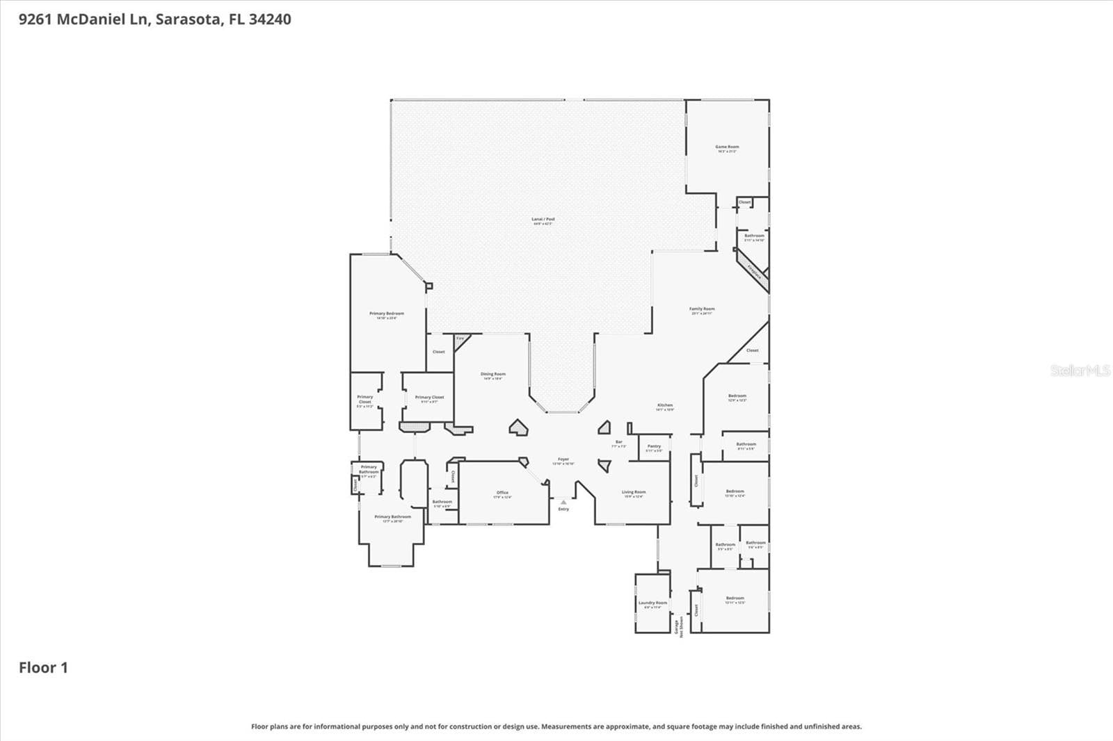 FLOORPLAN - 9261 MCDANIEL LN, SARASOTA