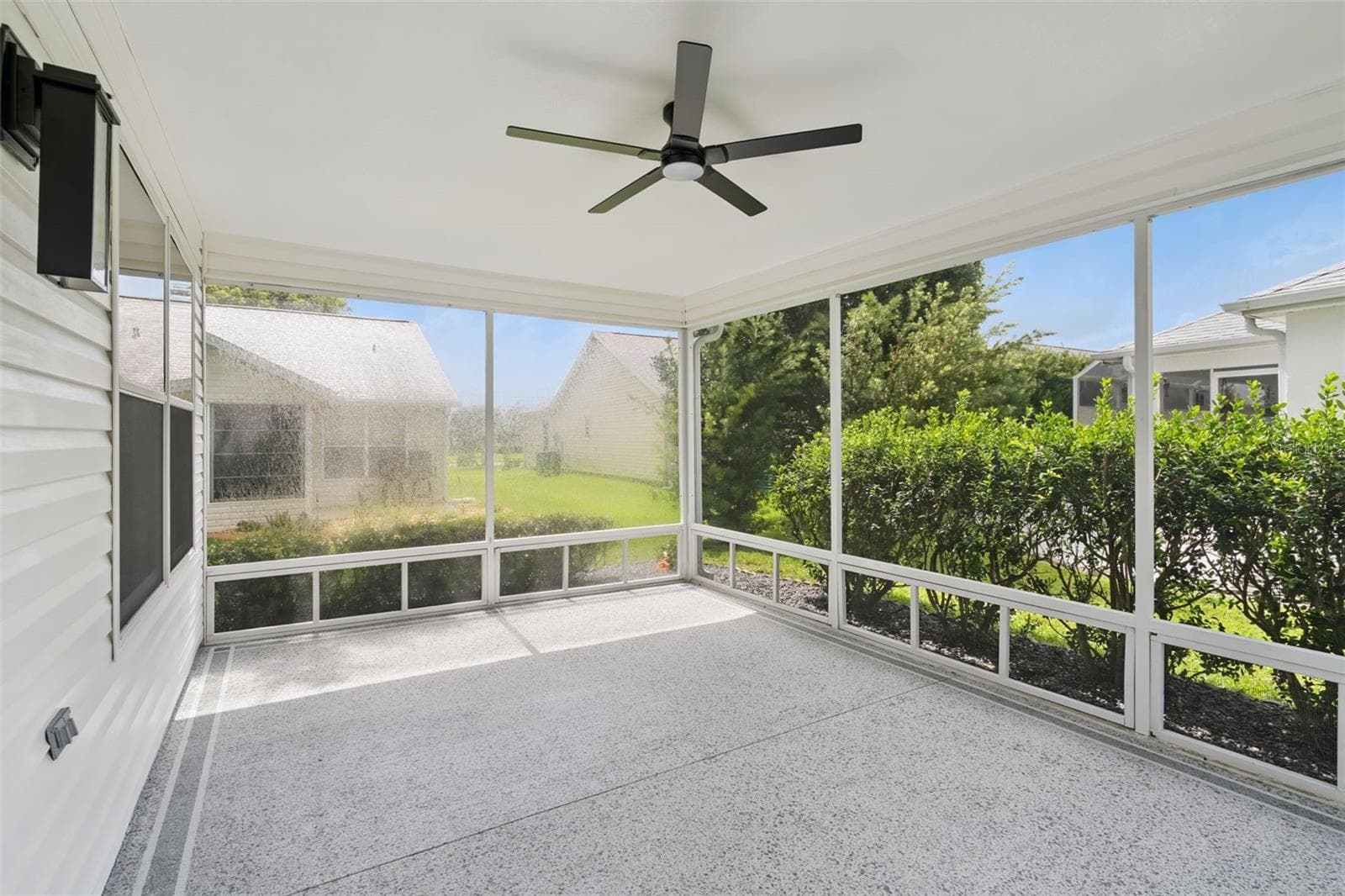 Lanai with Epoxy Floor and New Screens - 1506 DELLANO WAY, THE VILLAGES