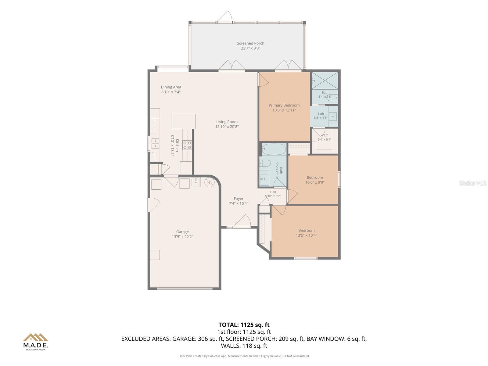 Floor plan - 1405 E FRANCES AVE, PLANT CITY
