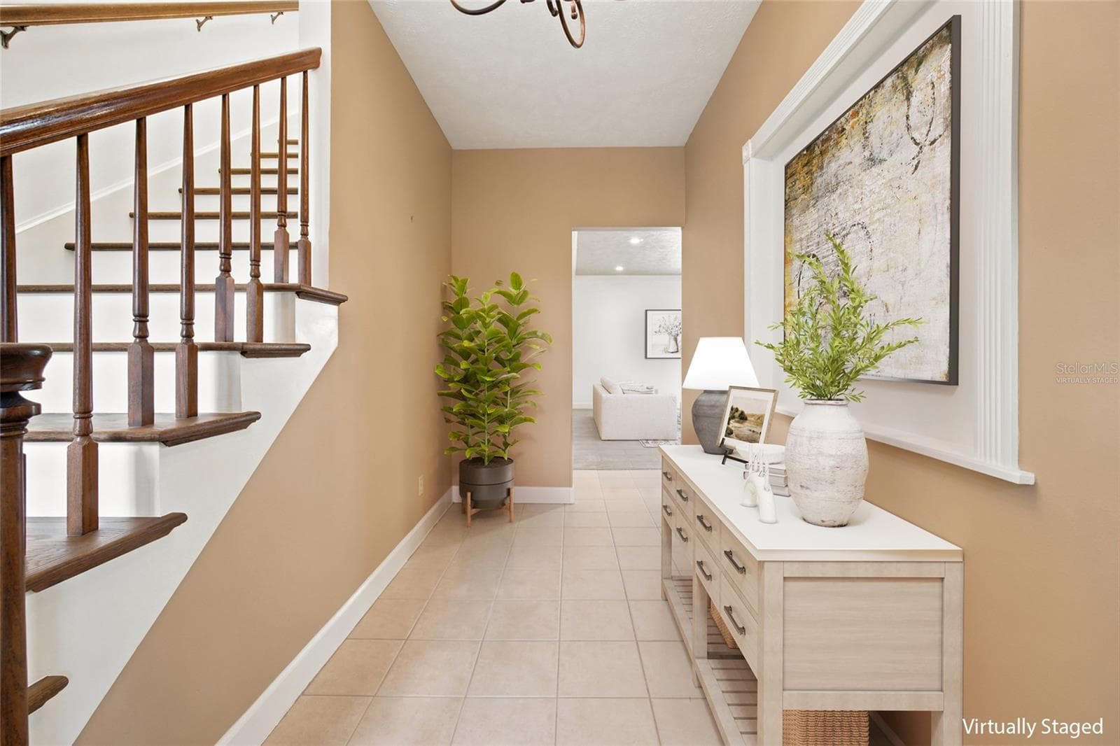 Virtually Staged Foyer - 3220 SE 21ST AVE, OCALA