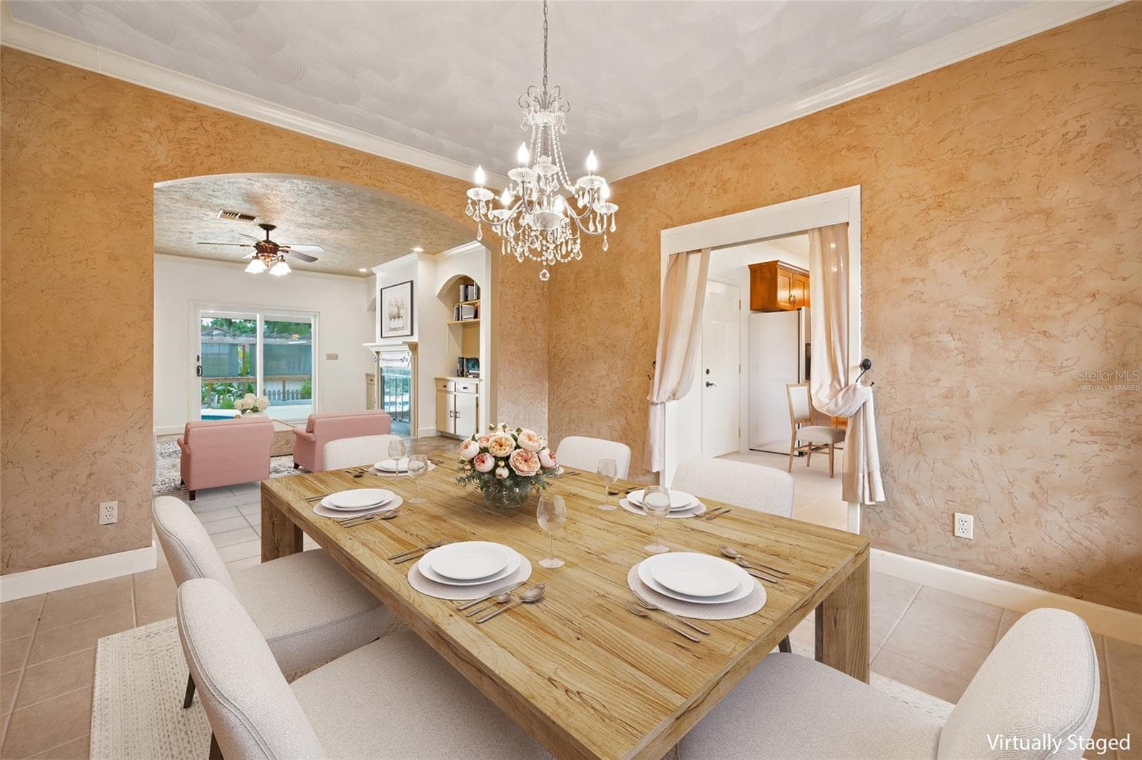 Virtually Staged Dining - 3220 SE 21ST AVE, OCALA