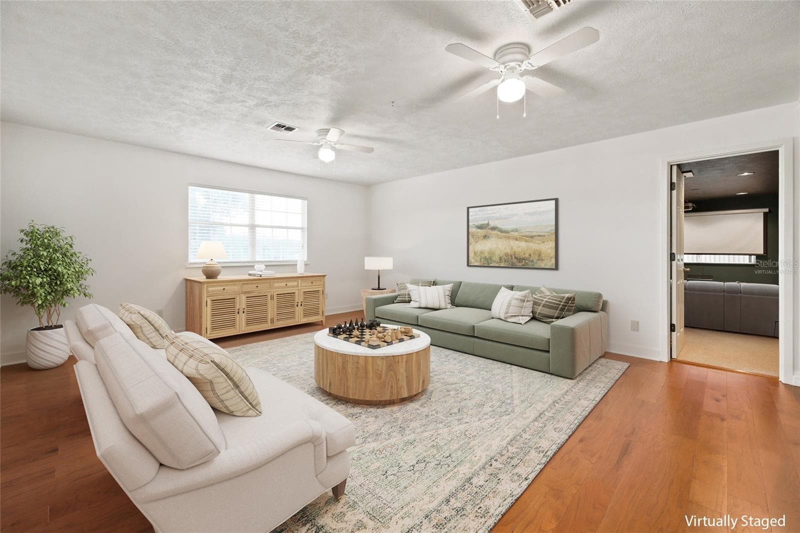 Virtually Staged 2nd Floor Family Room - 3220 SE 21ST AVE, OCALA