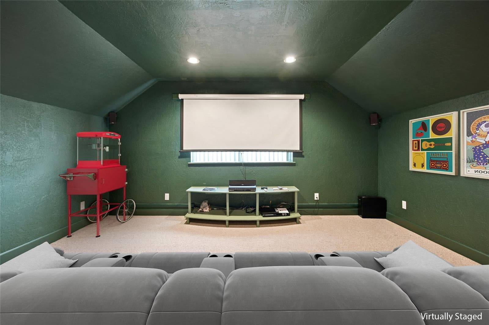 Virtually Staged Media Room - 3220 SE 21ST AVE, OCALA