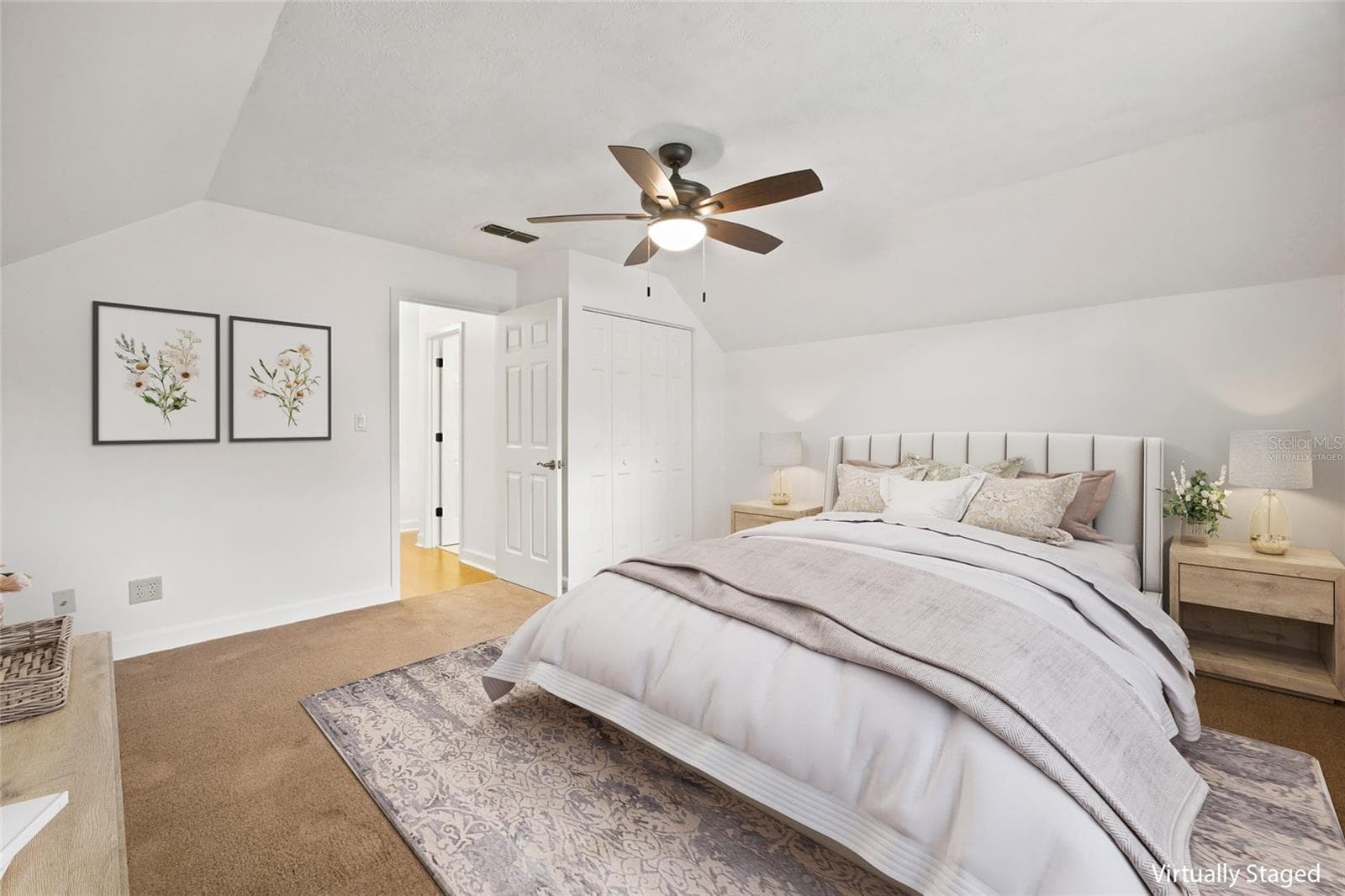Virtually Staged 2nd Floor Bedroom #4 - 3220 SE 21ST AVE, OCALA