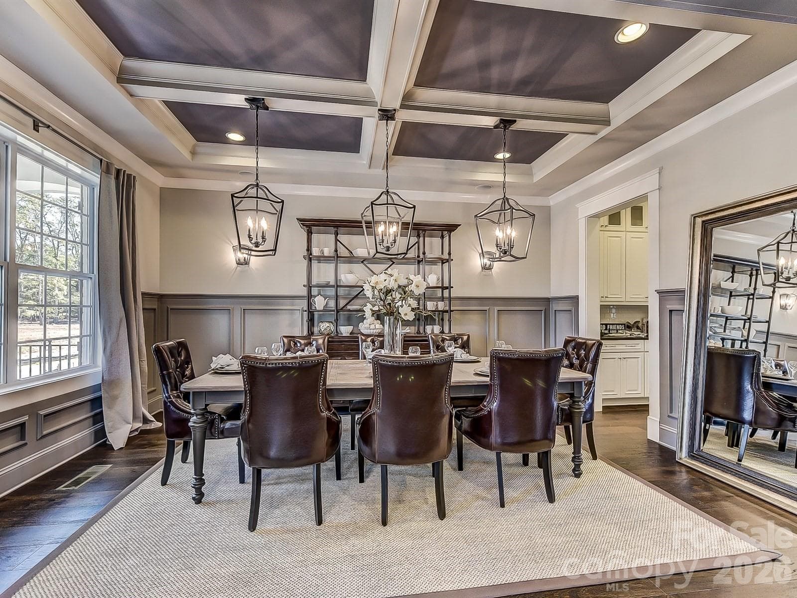 Representative photo Spacious Dining Room will feature ceiling beams - Matthews