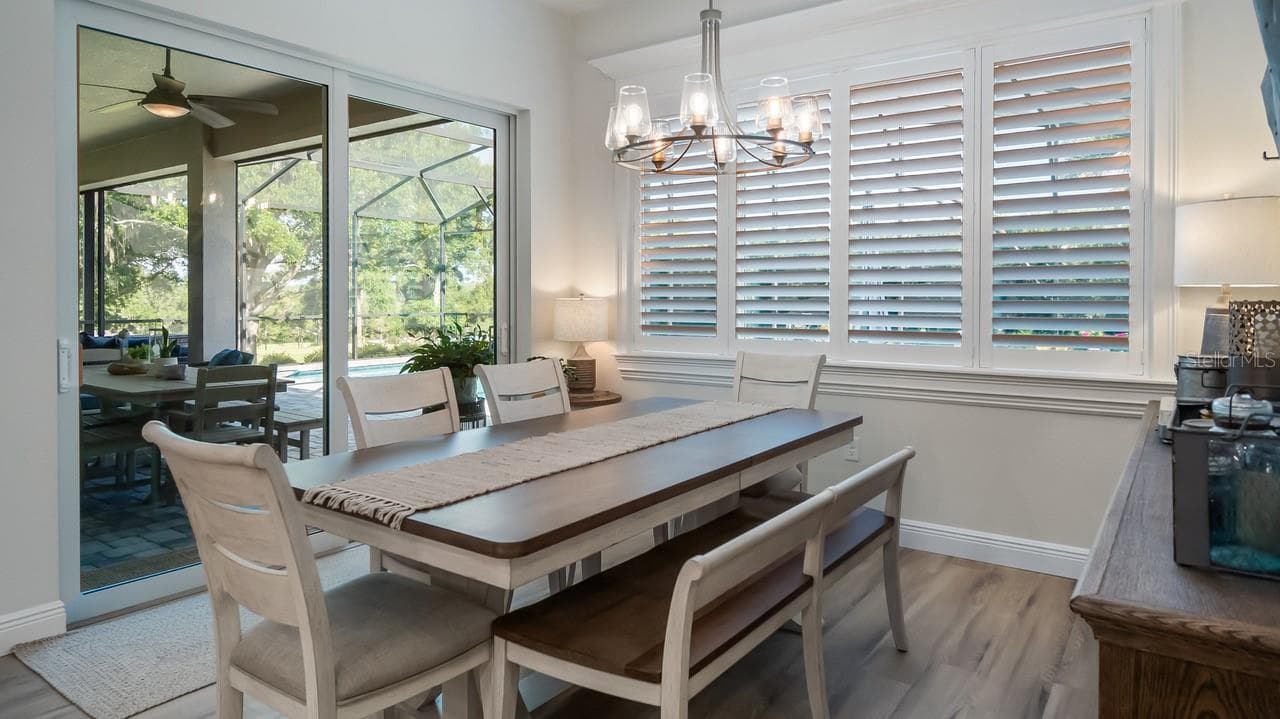 Dining Area - 4008 PINNACLE PLACE CT, LADY LAKE