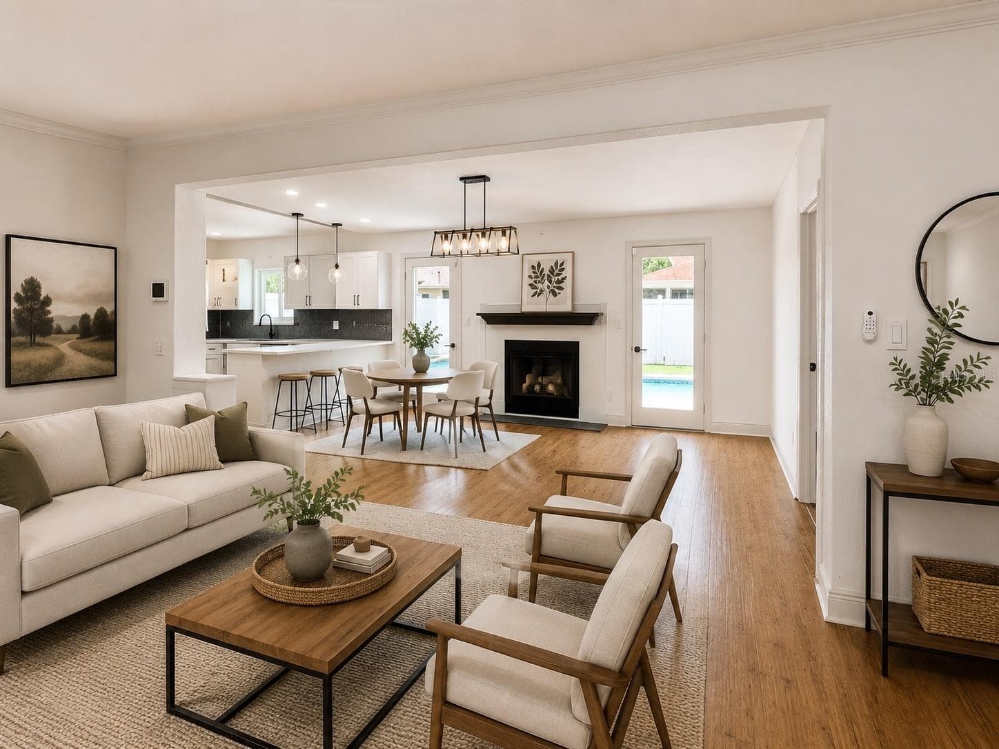 LR/DR - Virtual Staging - 9554 86TH AVE, SEMINOLE