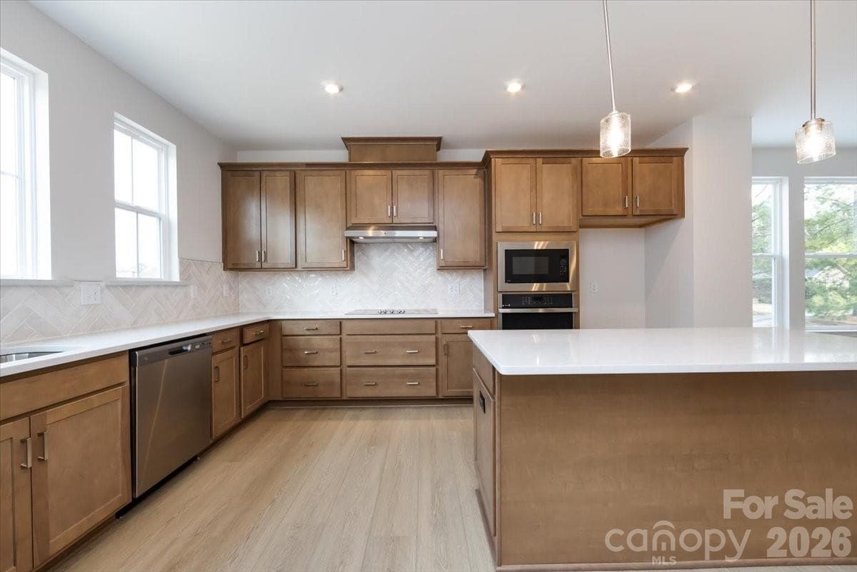 Light filled gourmet kitchen - Charlotte
