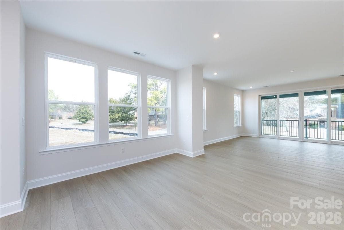 End unit added windows to the great room - Charlotte