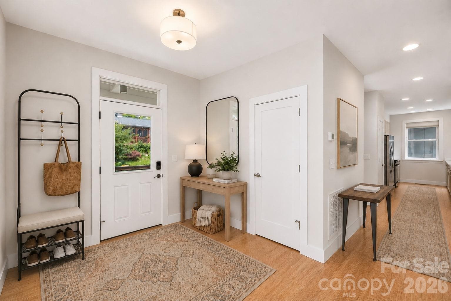 Virtually staged foyer. - 39 Hubbard Avenue, Asheville