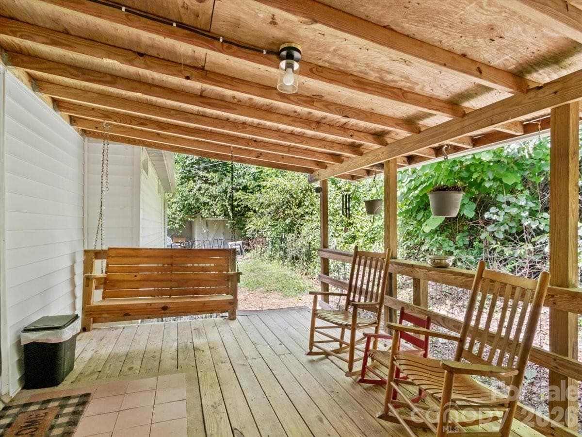 back porch - 2 Ray Road, Weaverville