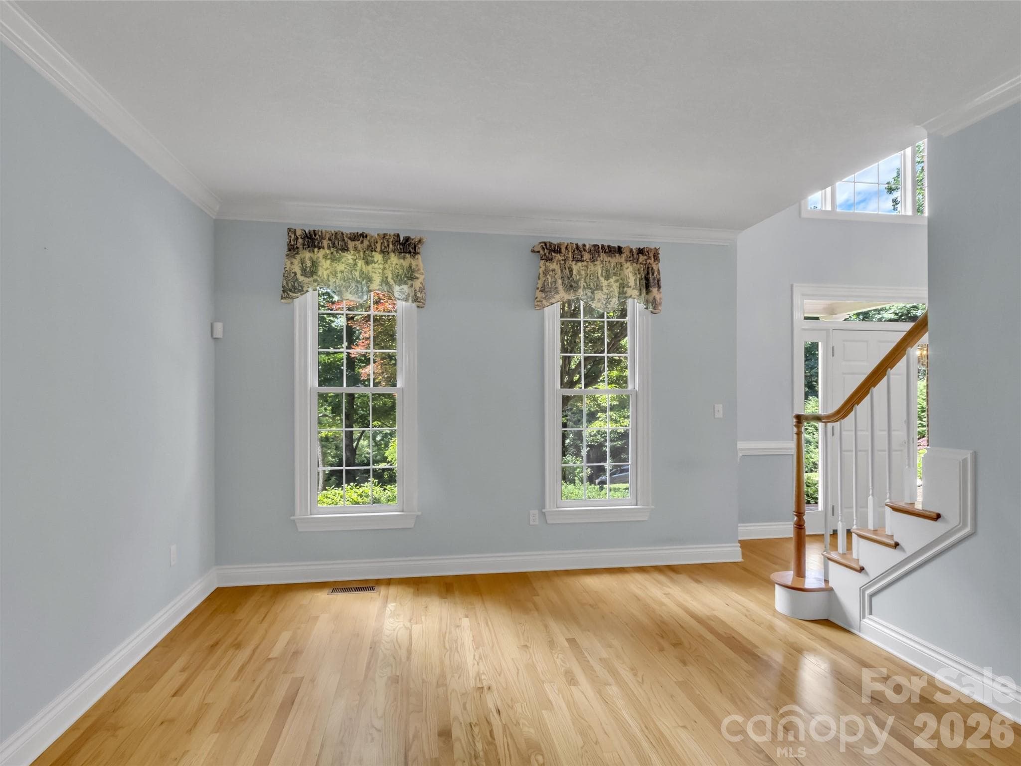 Sitting room in front/main level - 9 Hickory Ridge, Fletcher