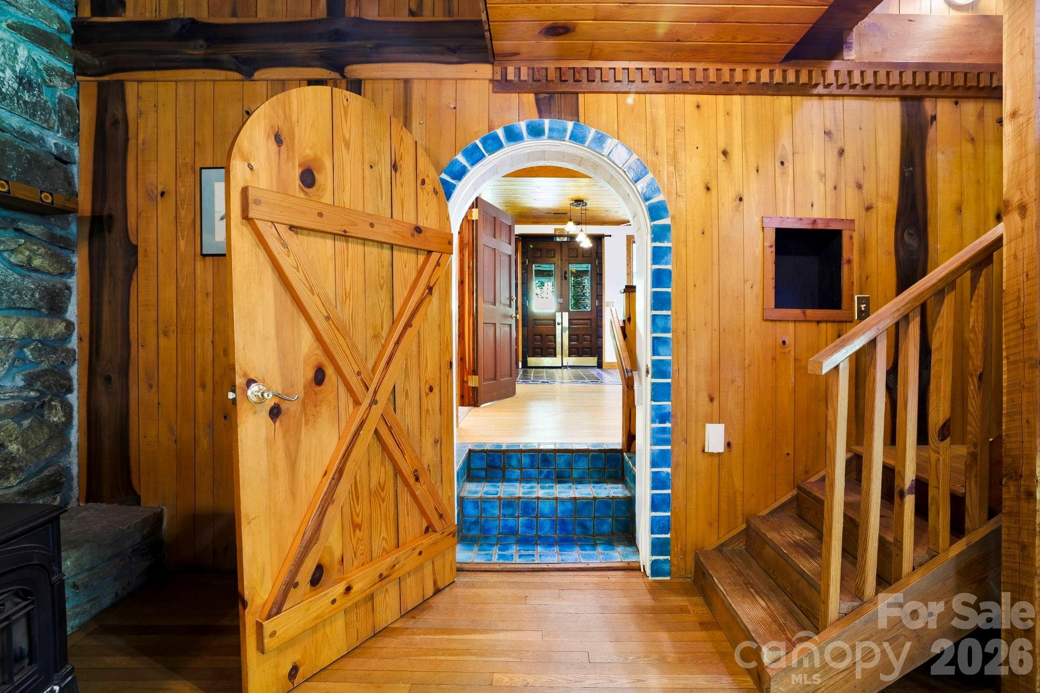 Arched doorways throughout this unique home - Black Mountain