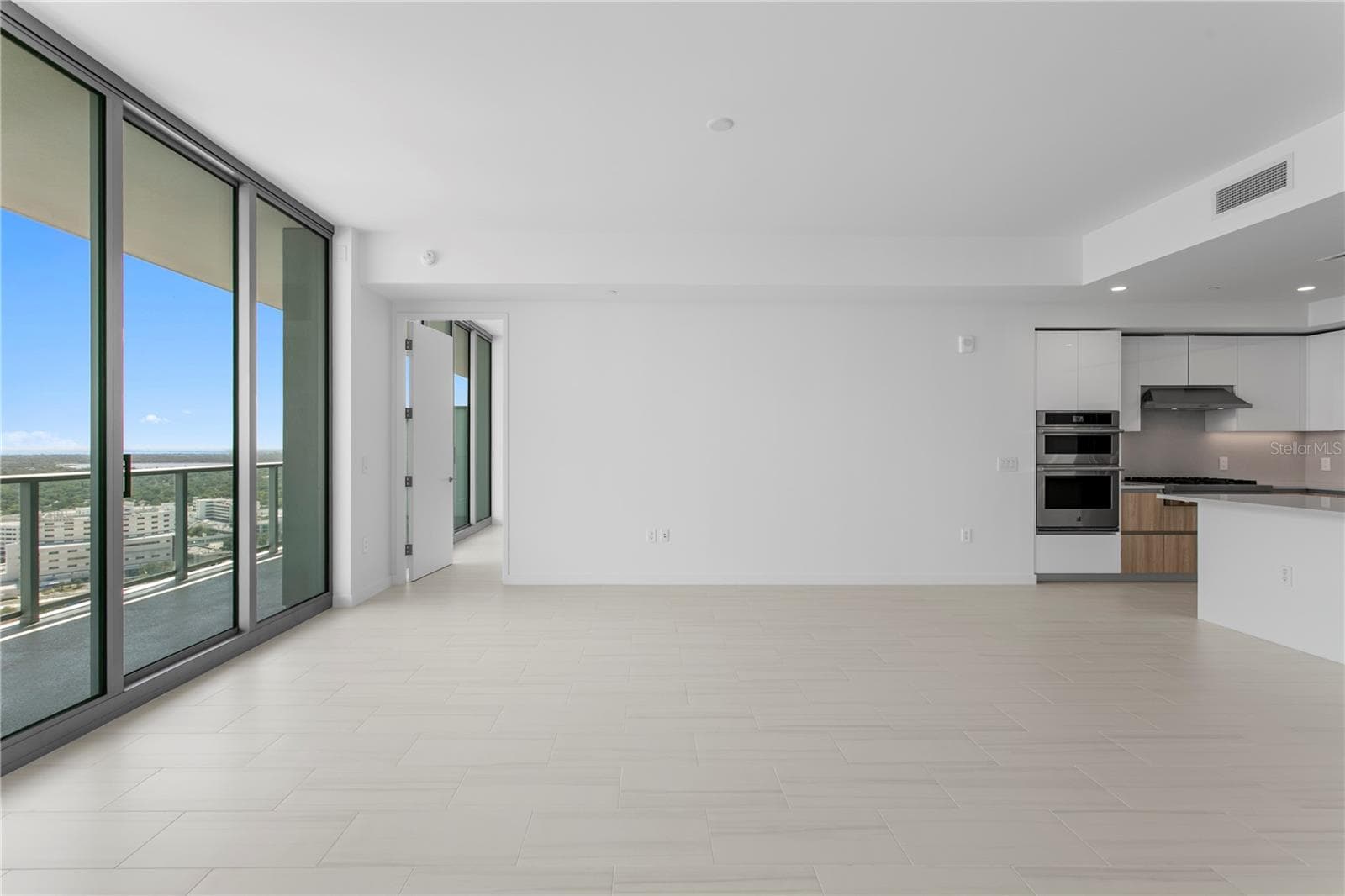 Split plan floor plan-bedroom #2 on west side. - 400 CENTRAL AVE #3005, ST PETERSBURG