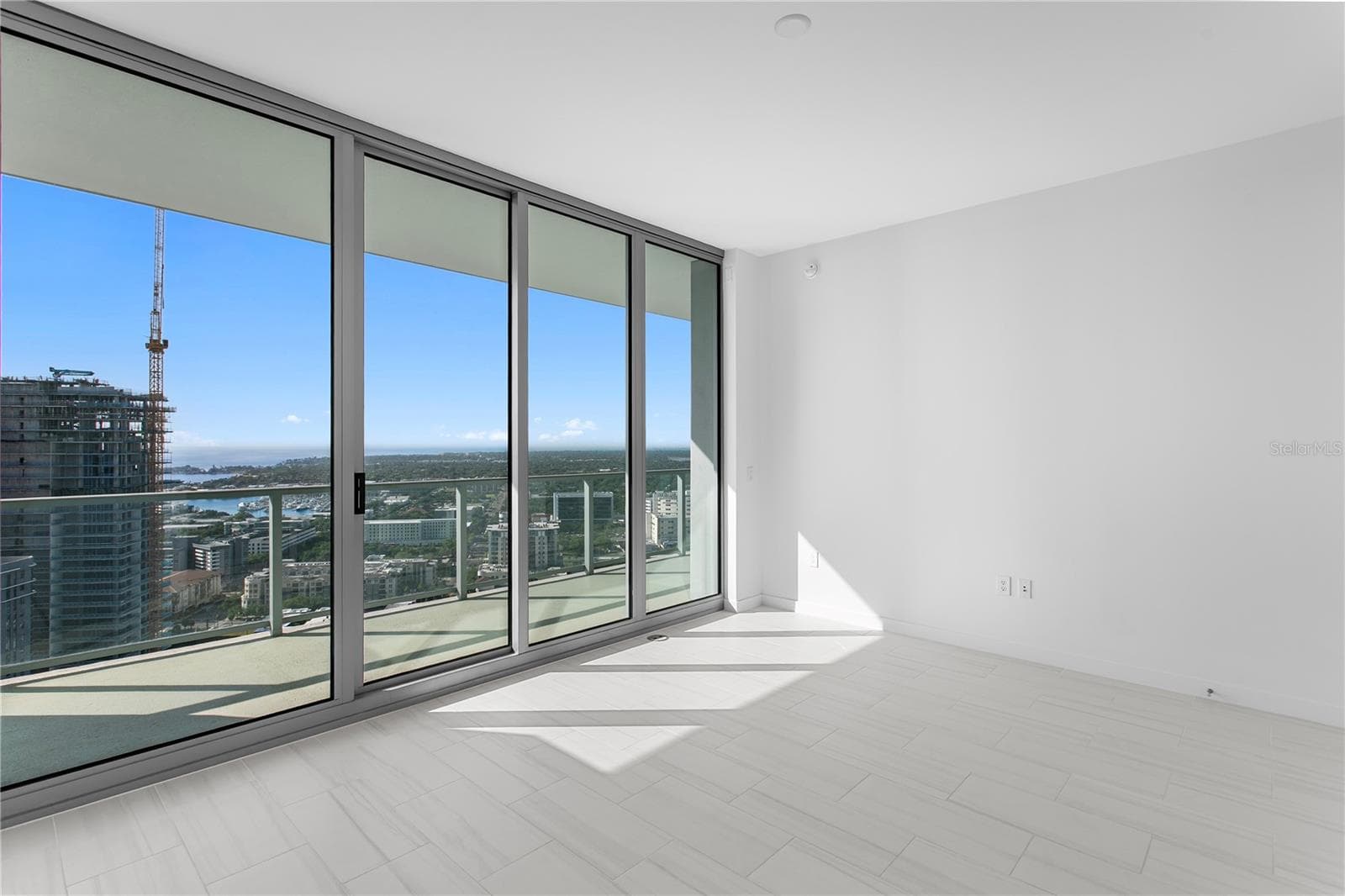 Bedroom #2 with balcony access. - 400 CENTRAL AVE #3005, ST PETERSBURG