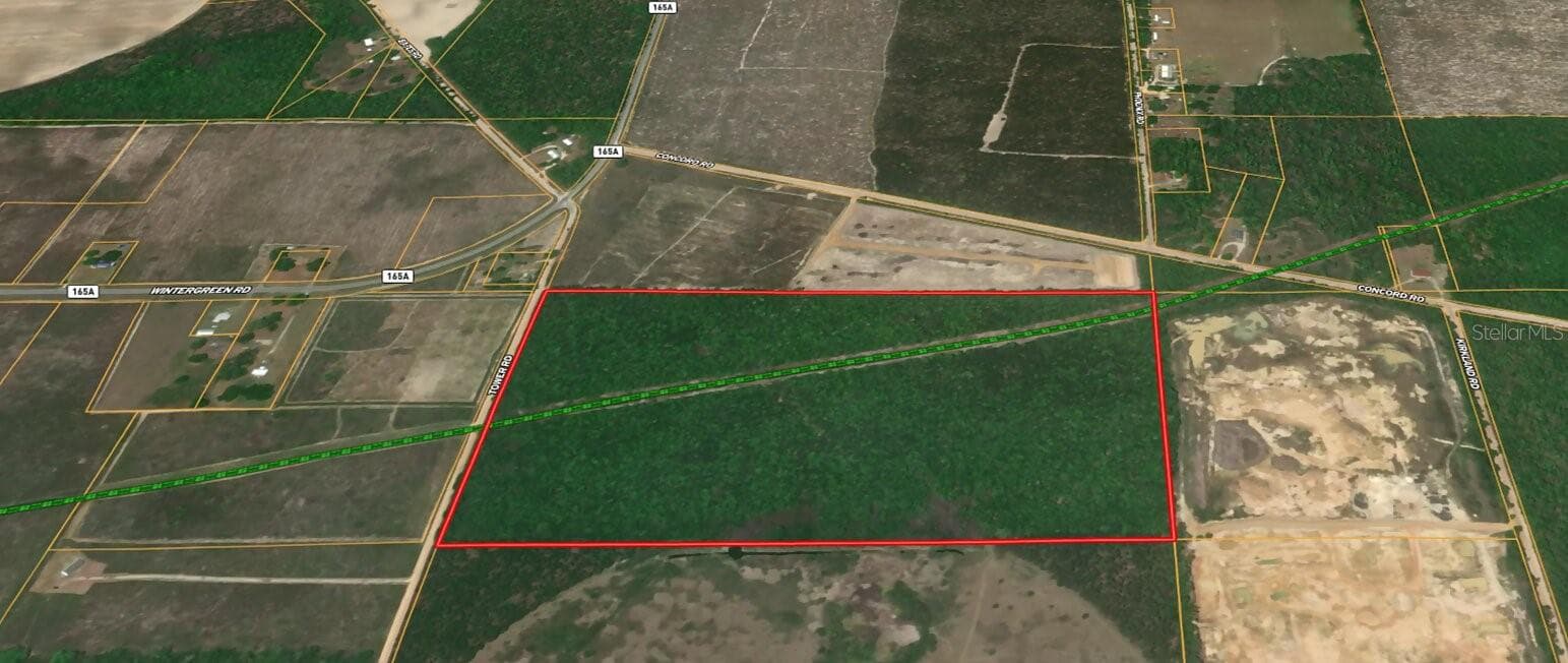 Aerial view - TBD TOWER RD, BASCOM