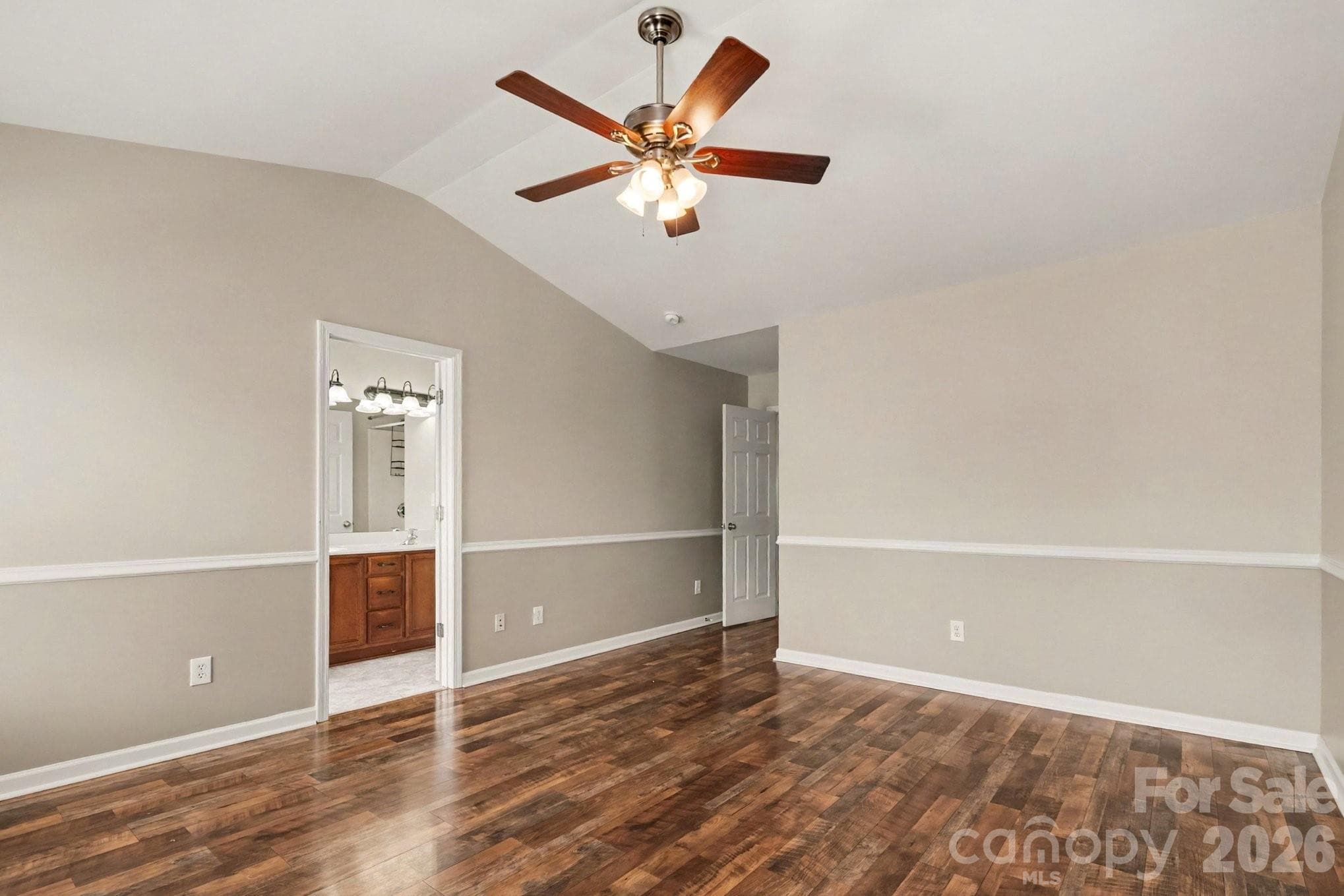 Primary Bedroom with Fan - Charlotte
