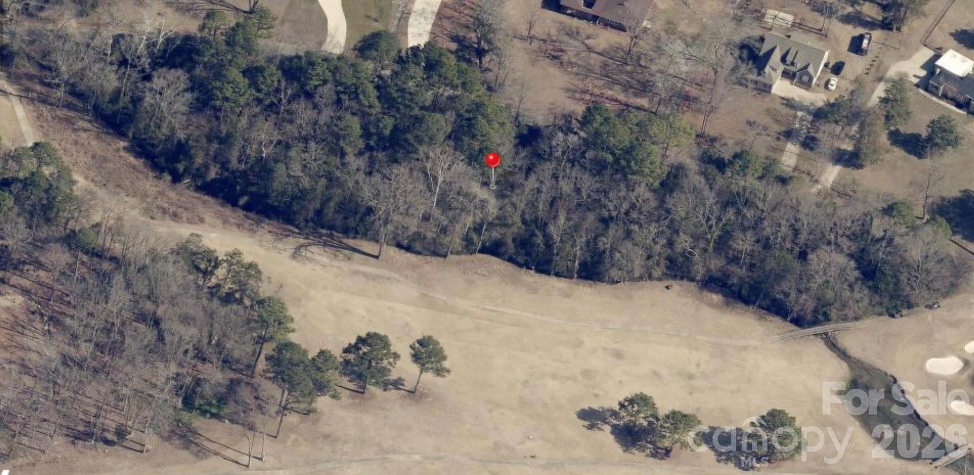 Pin marks the lot - 330 Pinewood Lane, Rock Hill