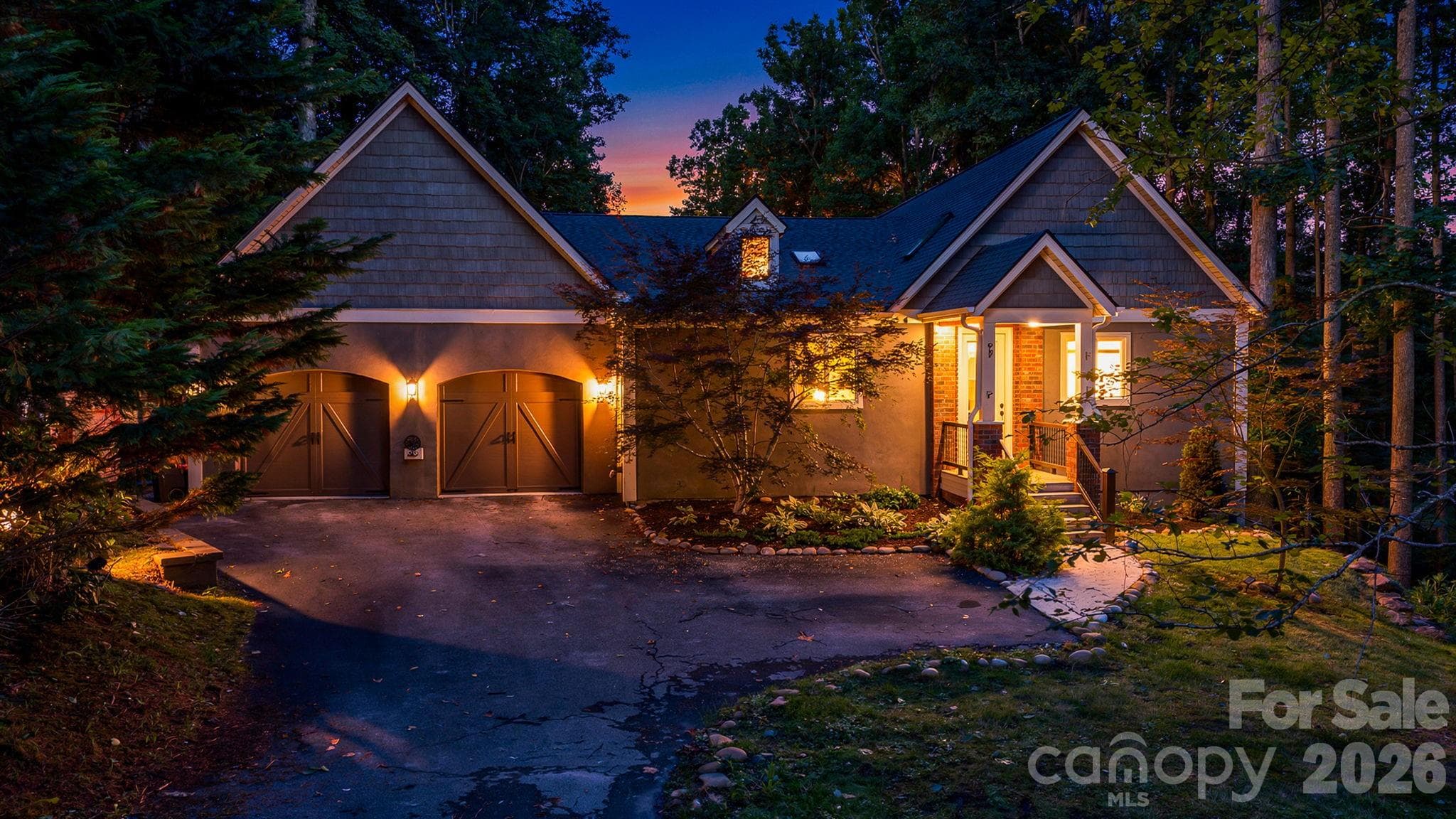 Front night view - Hendersonville