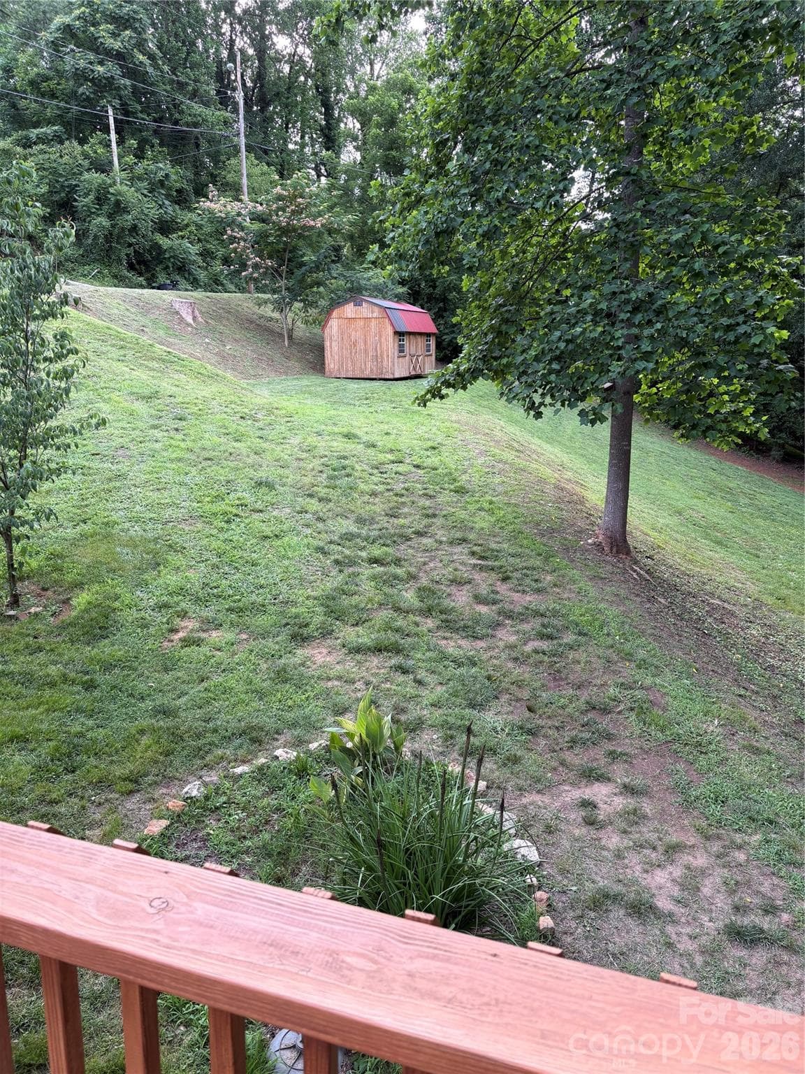View of the vacant lot - Morganton
