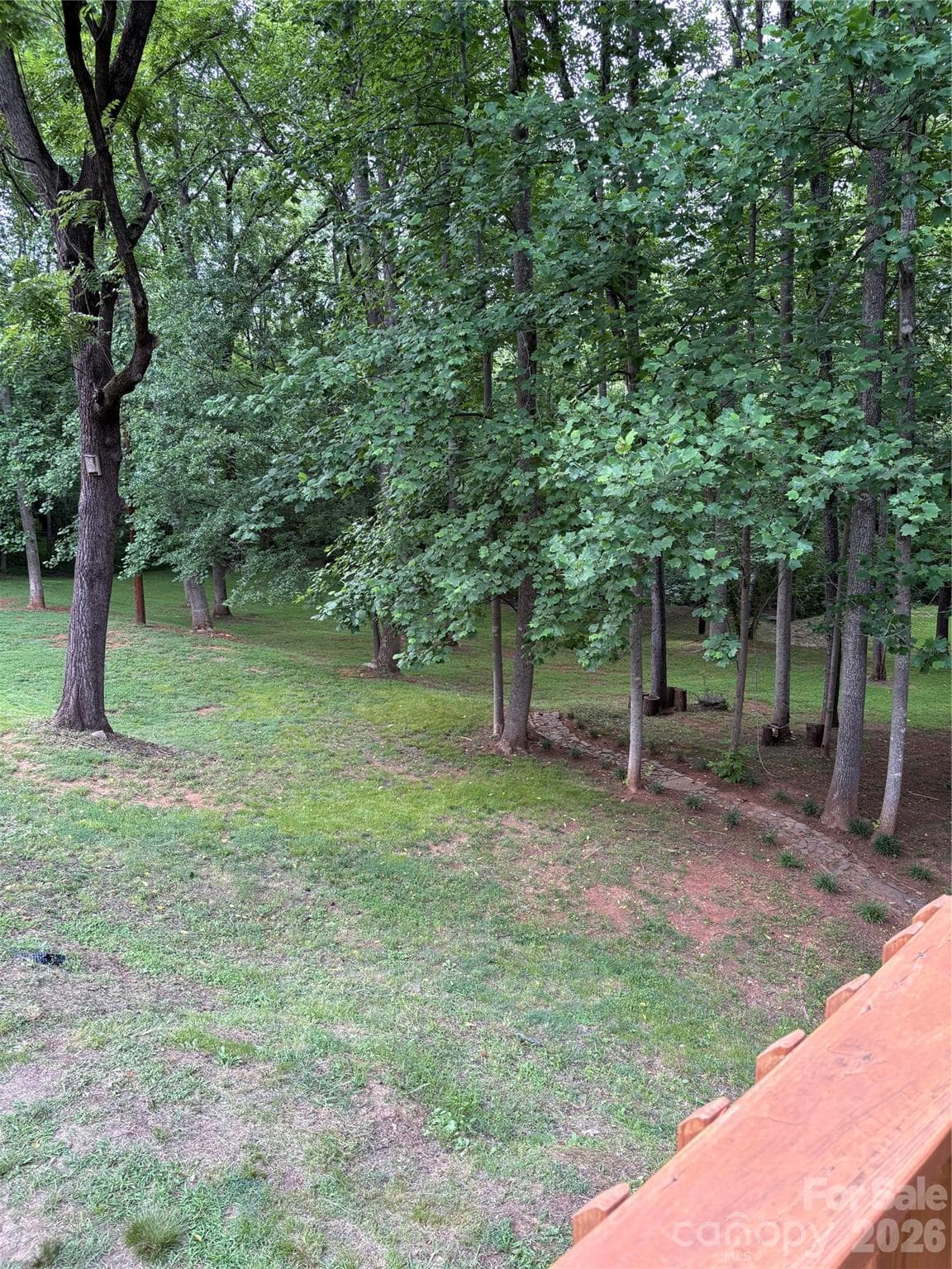 View of the vacant lot - Morganton