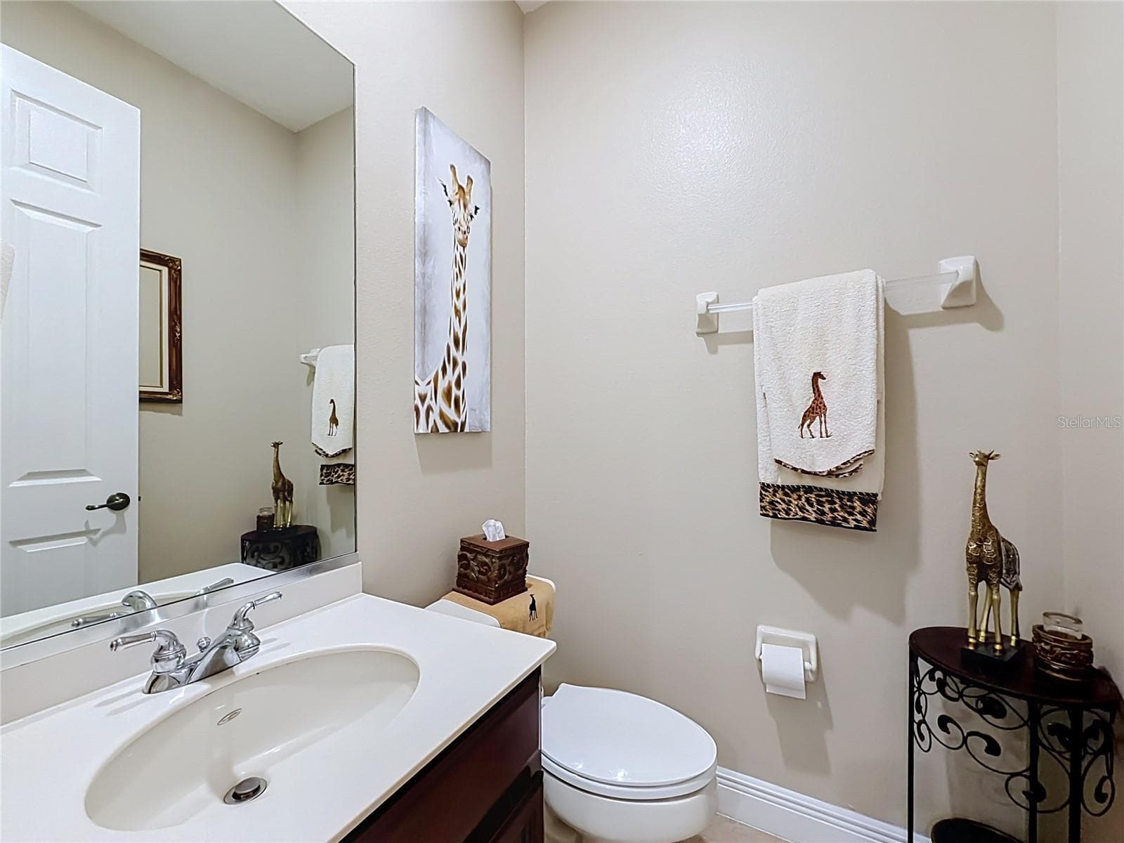 1/2 bath off wet bar area downstairs. - 3405 HEIRLOOM ROSE PL, OVIEDO