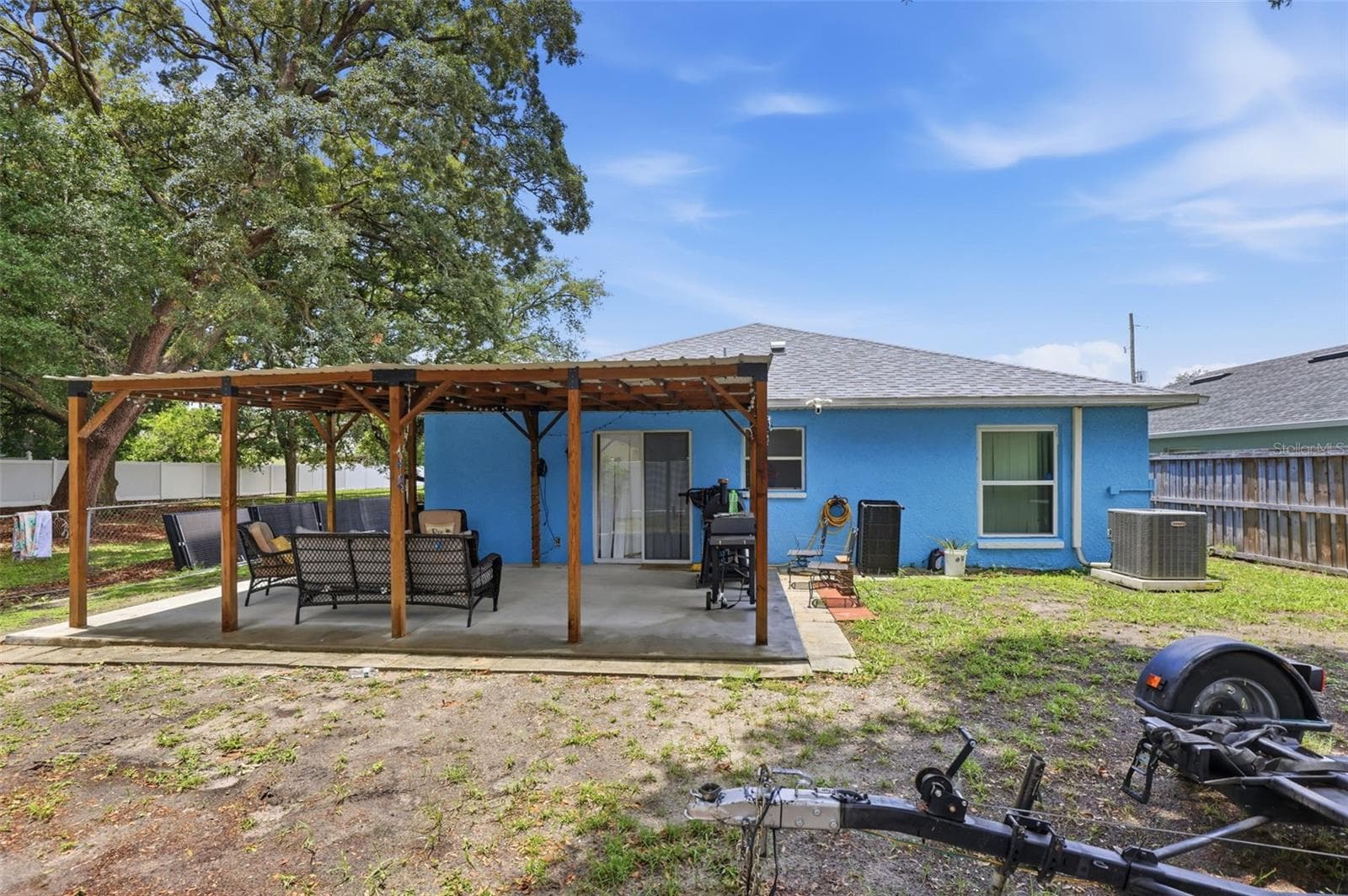 Large backyard - 1911 S GADSEN BLVD, ORLANDO