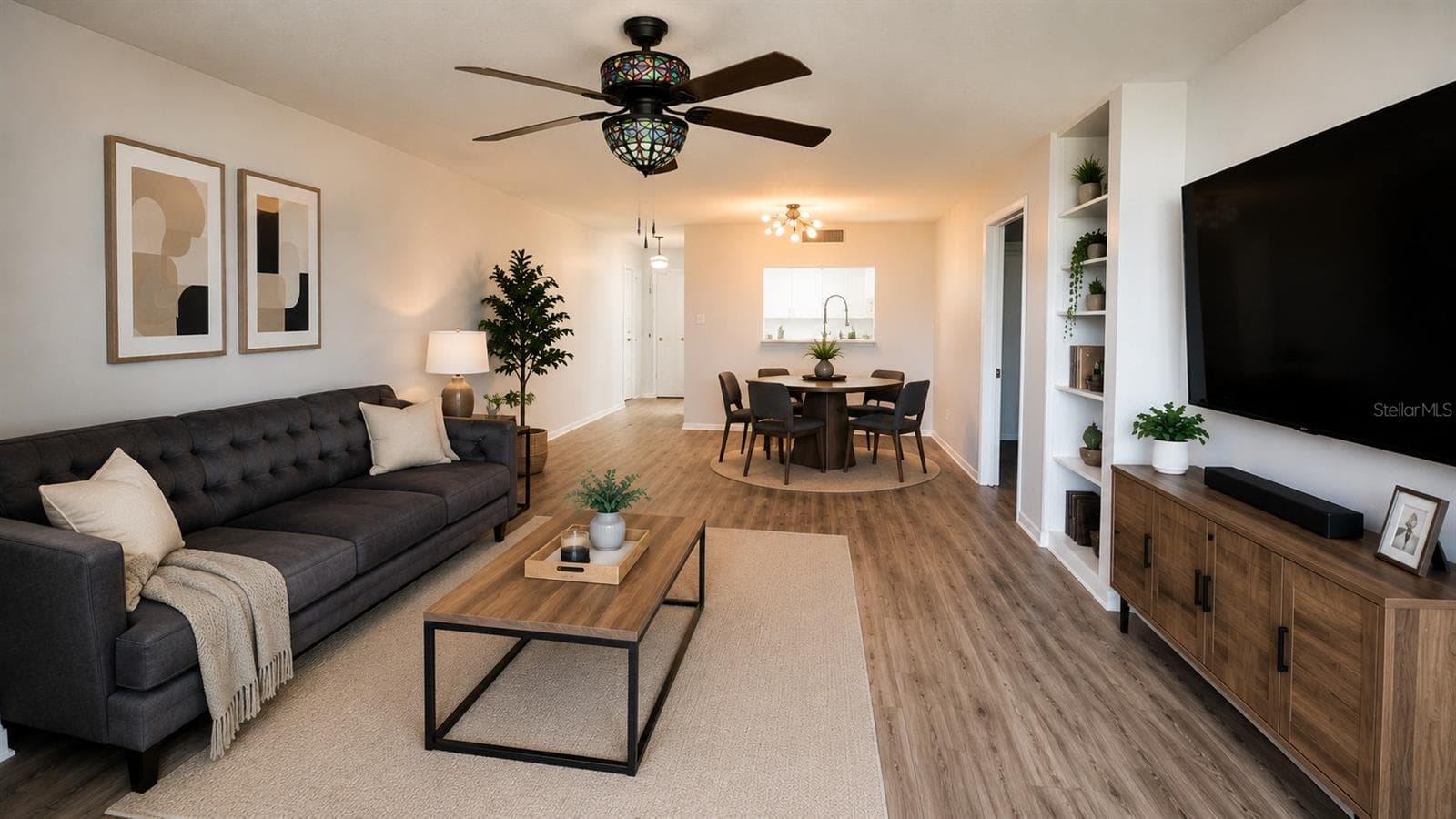 living /dining - 13626 GREENFIELD DR #201, TAMPA