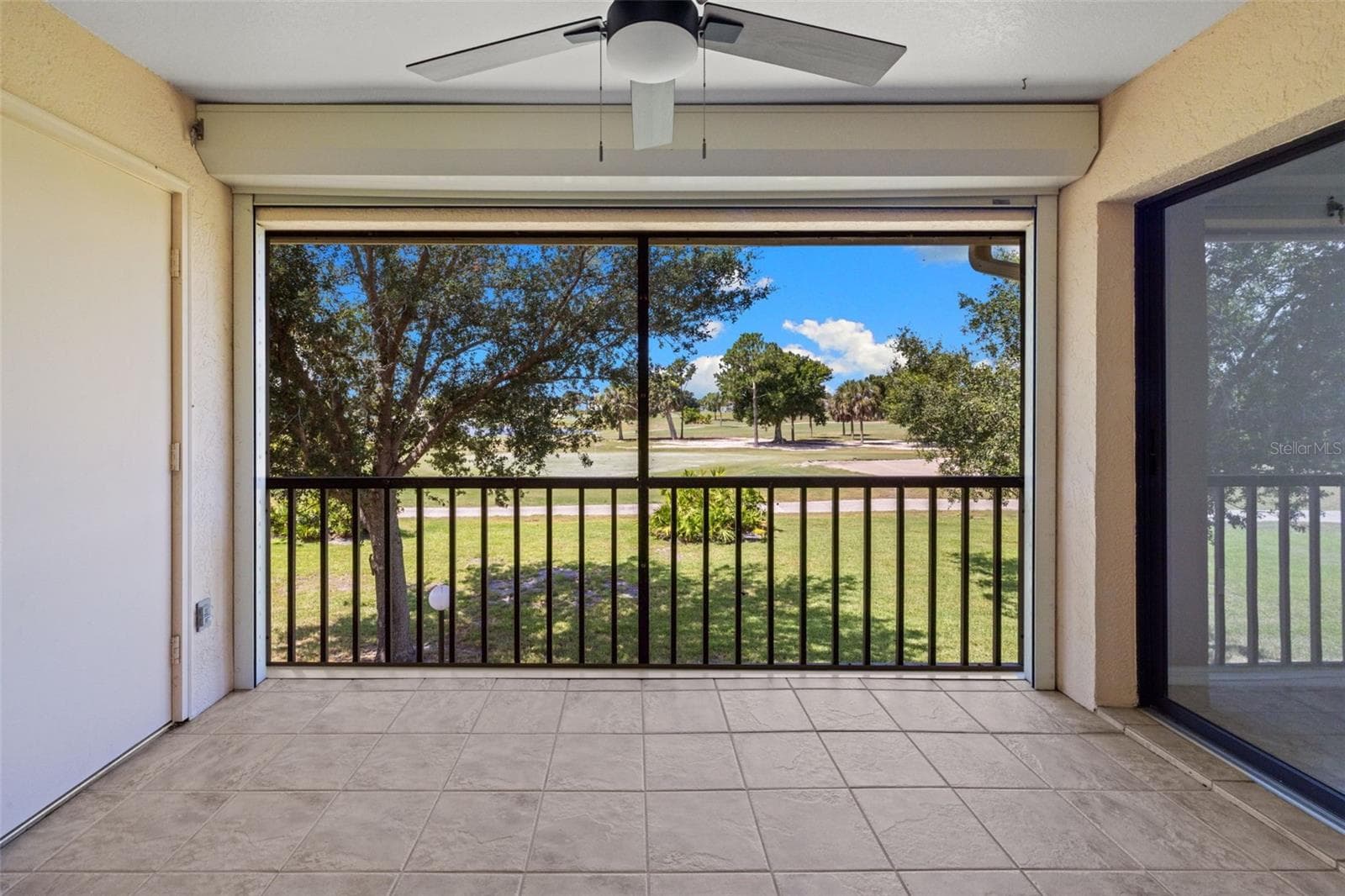 Lanai overlooking golf course - 1335 SAXONY CIR #324, PUNTA GORDA