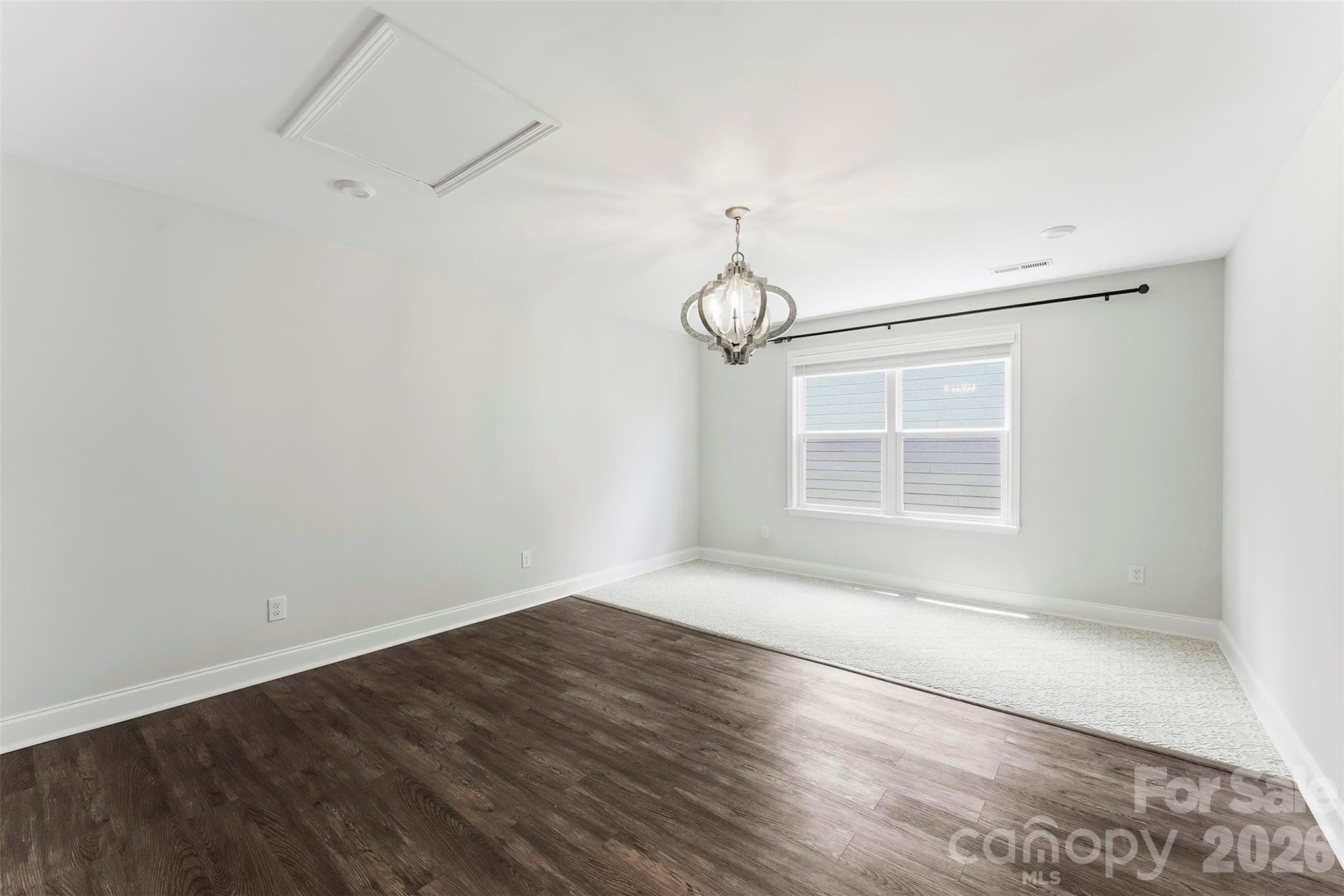 5th Bedroom/Bonus Room.  Extra Large with fresh paint, upgraded lighting and large closet. - 1318 Poppy Way, Matthews