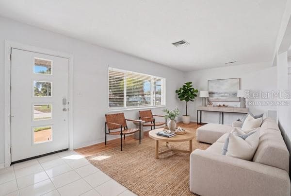 Virtually Staged Front Room - 5091 35TH TER N, ST PETERSBURG