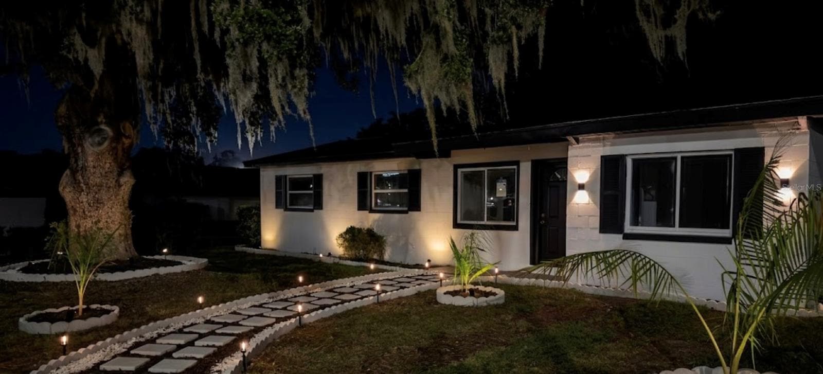 Main Entrance - Front Door at night - 1000 E DIXIE AVE, LEESBURG