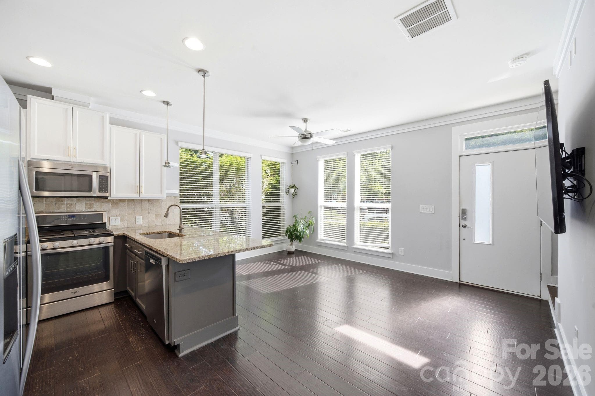 Bright airy open main level - 923 Warren Burgess Lane, Charlotte