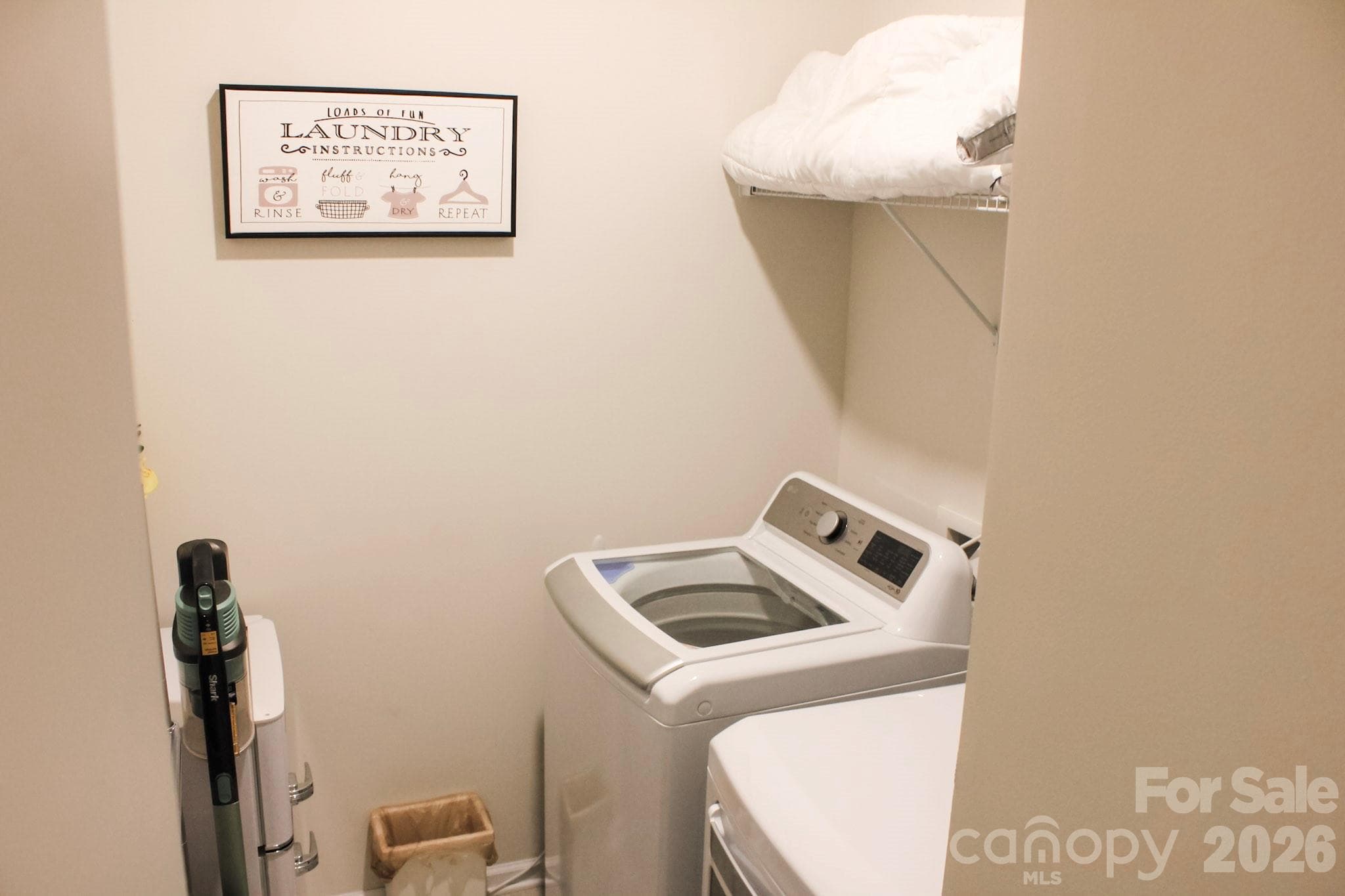 laundry room with room for folding table - 1925 Plath Top Road, Rock Hill