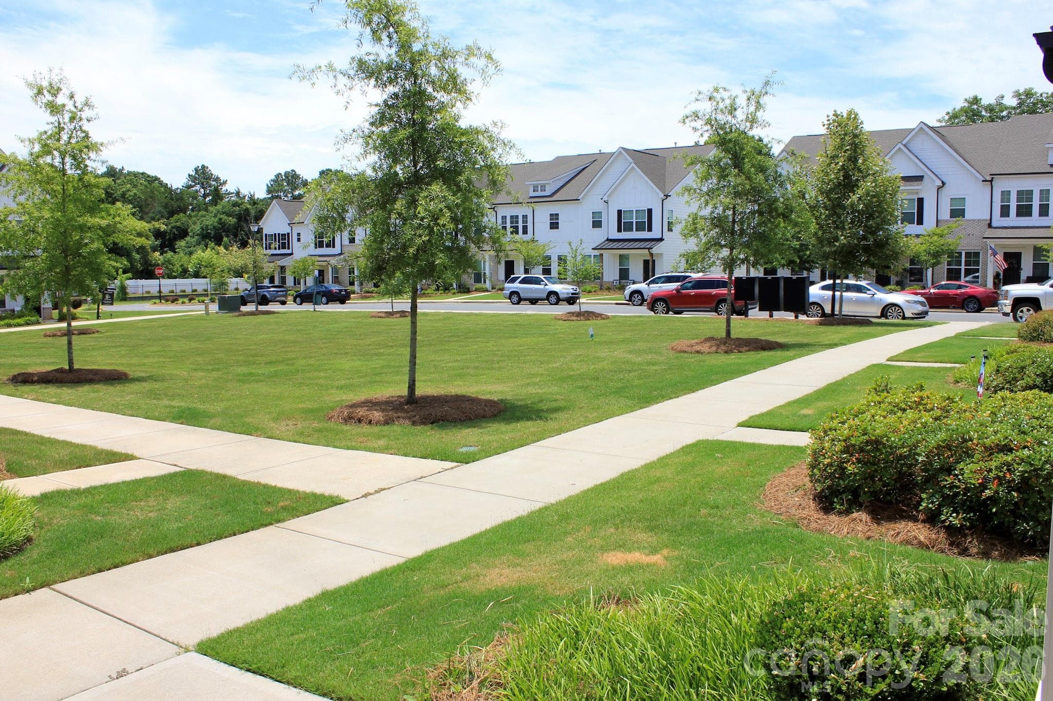 view of courtyard from porch - 1925 Plath Top Road, Rock Hill